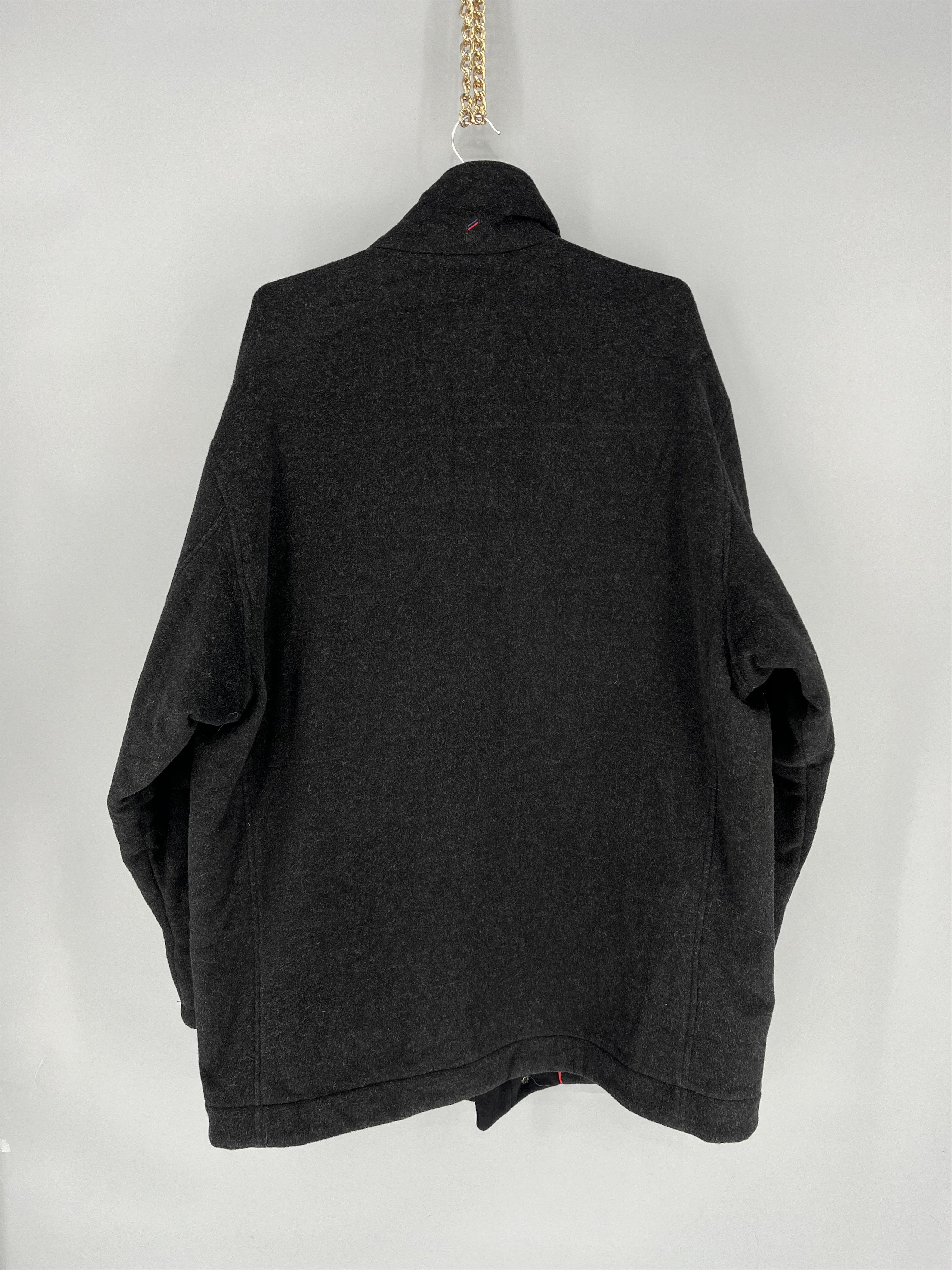 Daniel Hechter Daniel Hechter Mens 48 XL Zip Up Jacket Cashmere Coat Jacket Size US XL / EU 56 / 4 - 7 Thumbnail