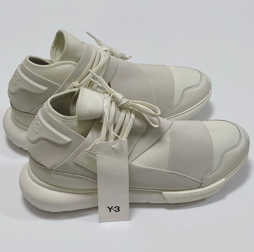 Adidas × Y-3 × Yohji Yamamoto Adidas Yohji Yamamoto Y-3 Qasa Off-White Size US 11 / EU 44 - 7 Thumbnail