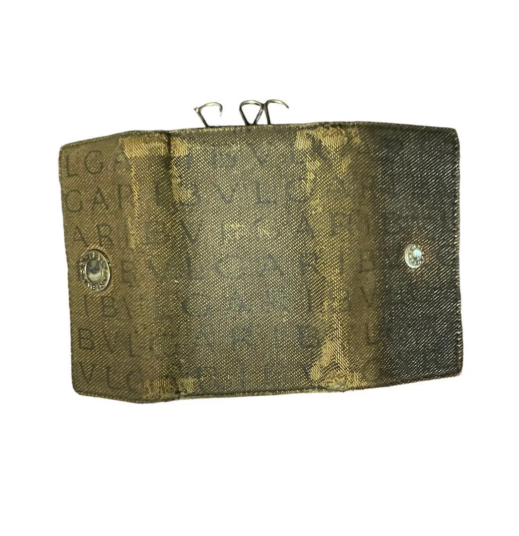 Bvlgari Bvlgari holder key distressed wallet Size ONE SIZE - 4 Thumbnail
