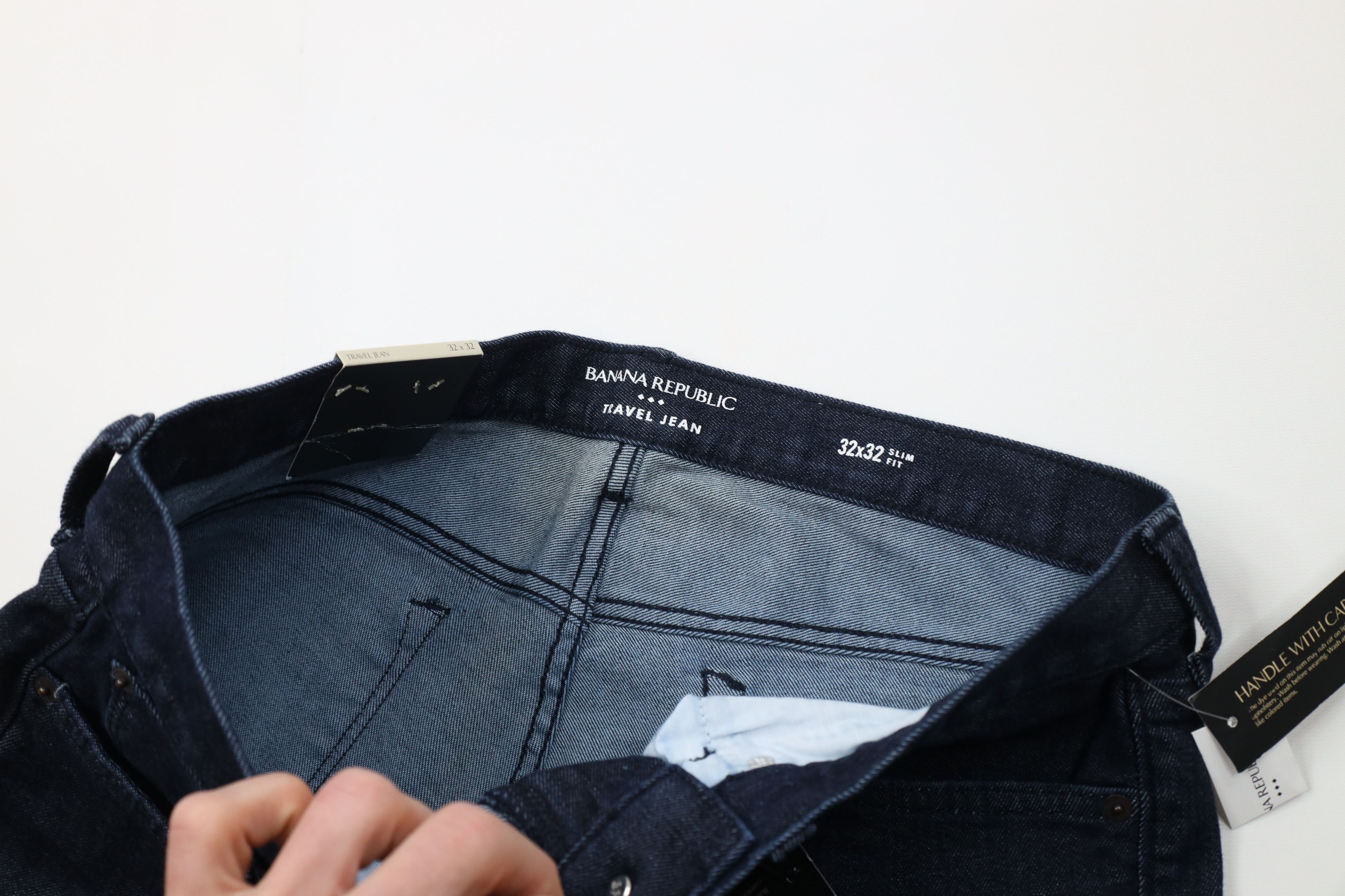 Banana Republic New Banana Republic Stretch Travel Denim Jeans Indigo Blue Size US 32 / EU 48 - 8 Thumbnail