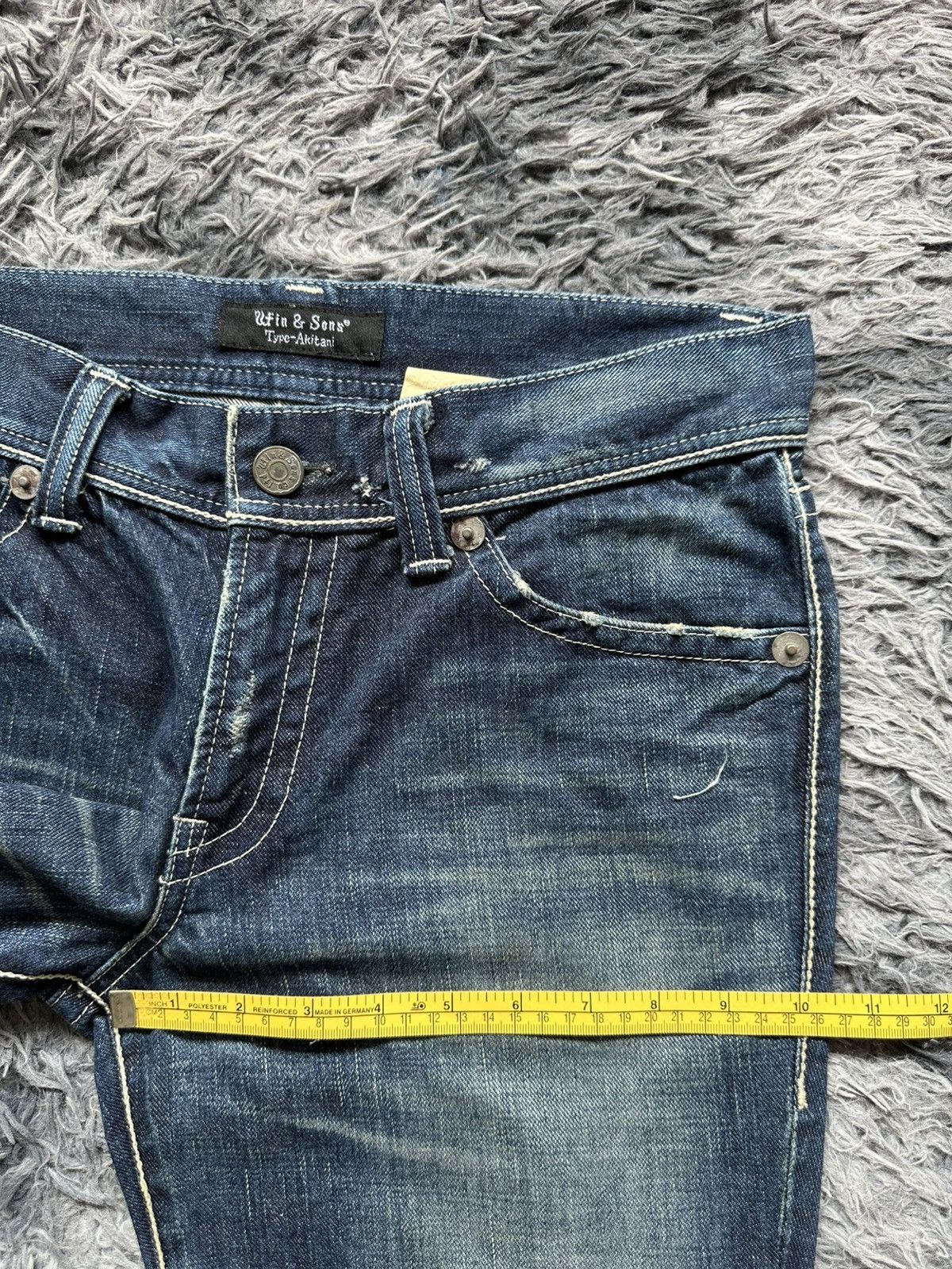 Win & Sons Akitani cut flared jeans