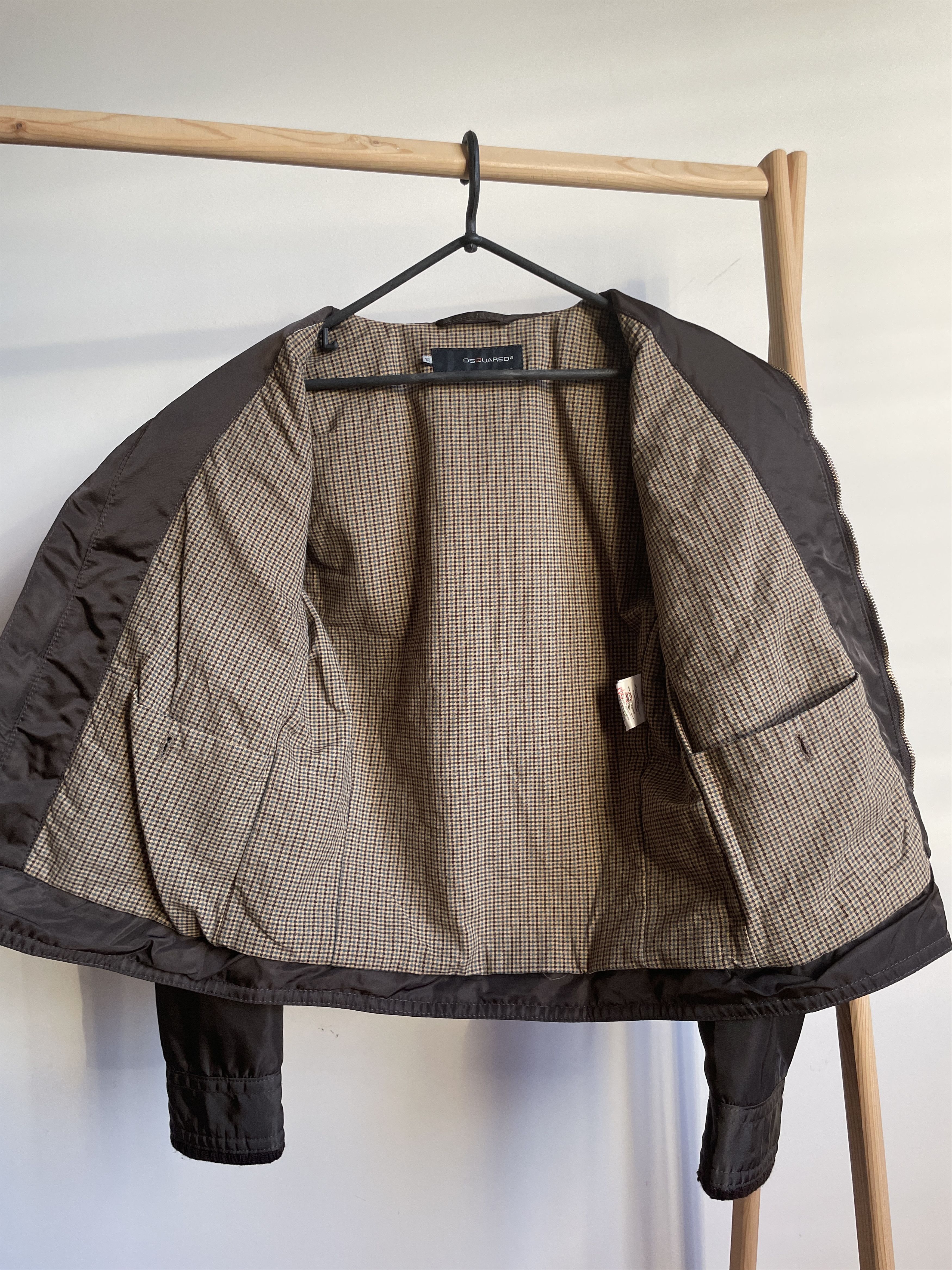 Dsquared2 Dsquared2 Vintage 00's Nylon Biker Jacket Size EUR 50 Size US M / EU 48-50 / 2 - 3 Thumbnail