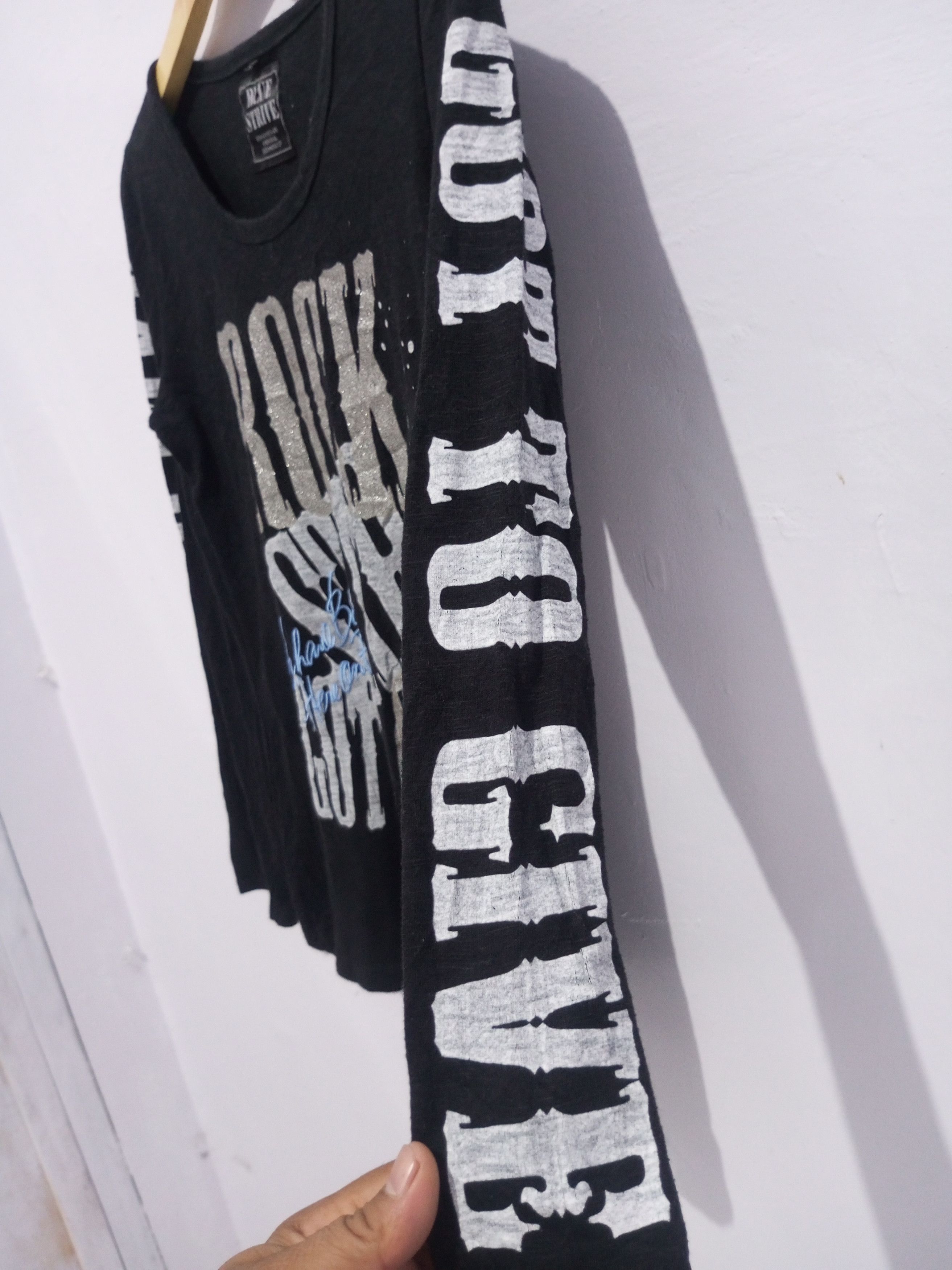 Hysteric Glamour × Japanese Brand Japanese Blue Strive "Got to give" long sleeve tshirt Size US M / EU 48-50 / 2 - 5 Thumbnail