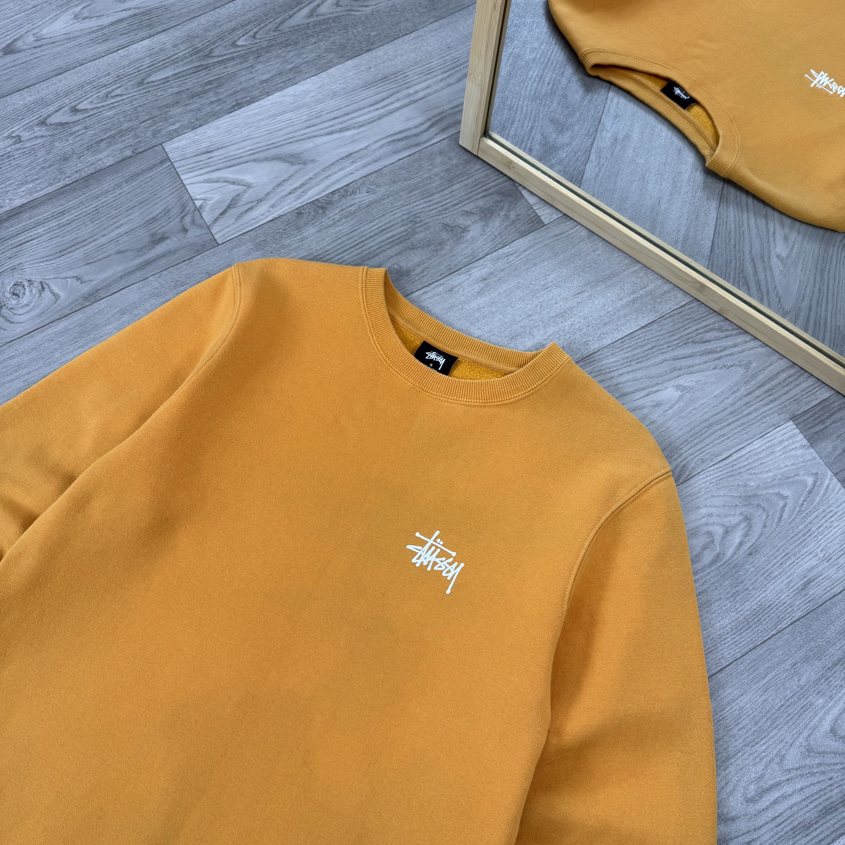 Stussy Vintage Stussy Graphic Yellow Crewneck Sweatshirt Size US S / EU 44-46 / 1 - 6 Thumbnail