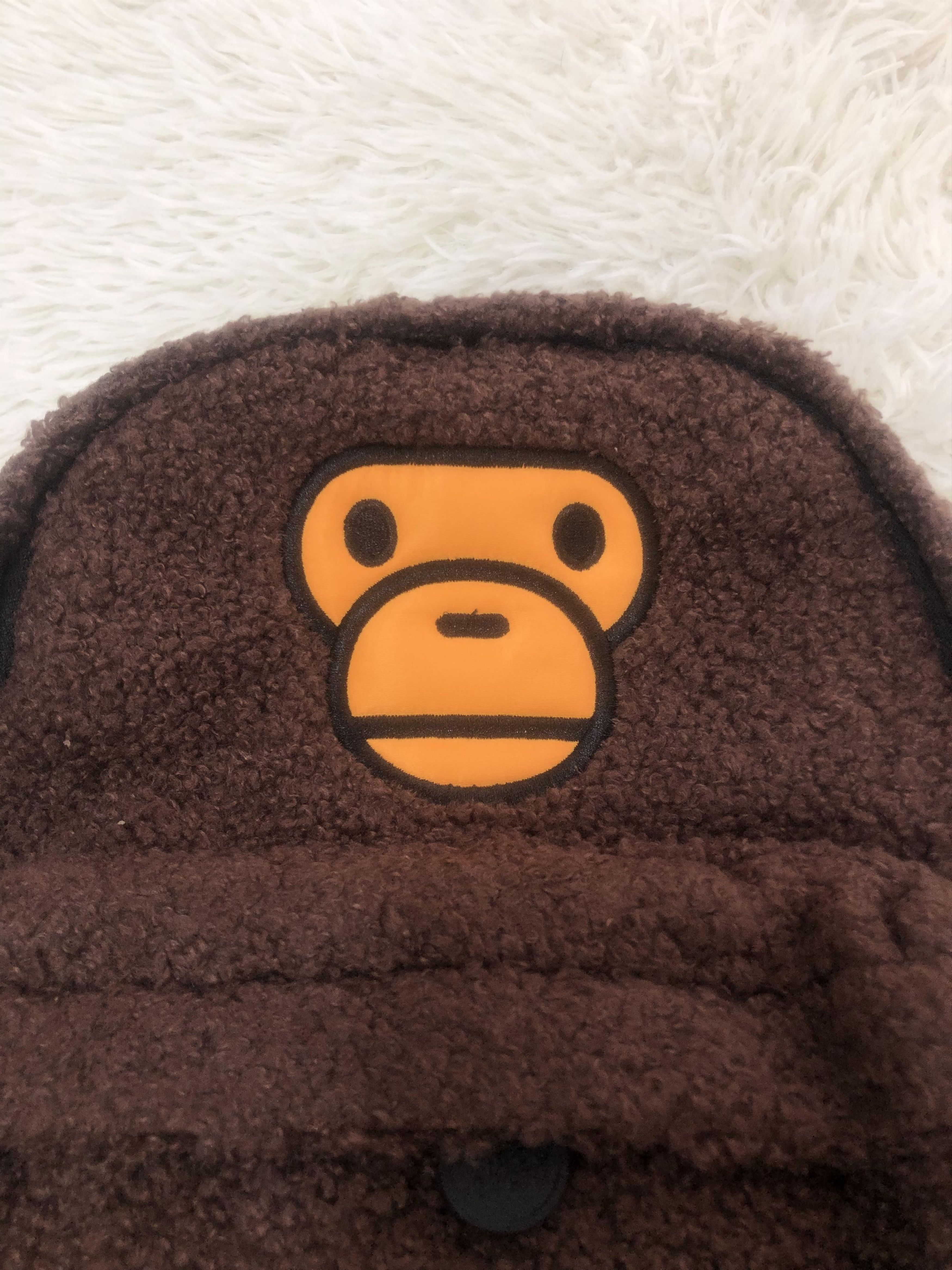 Baby Milo By A Bathing Ape Fur Fabric Mini Backpack