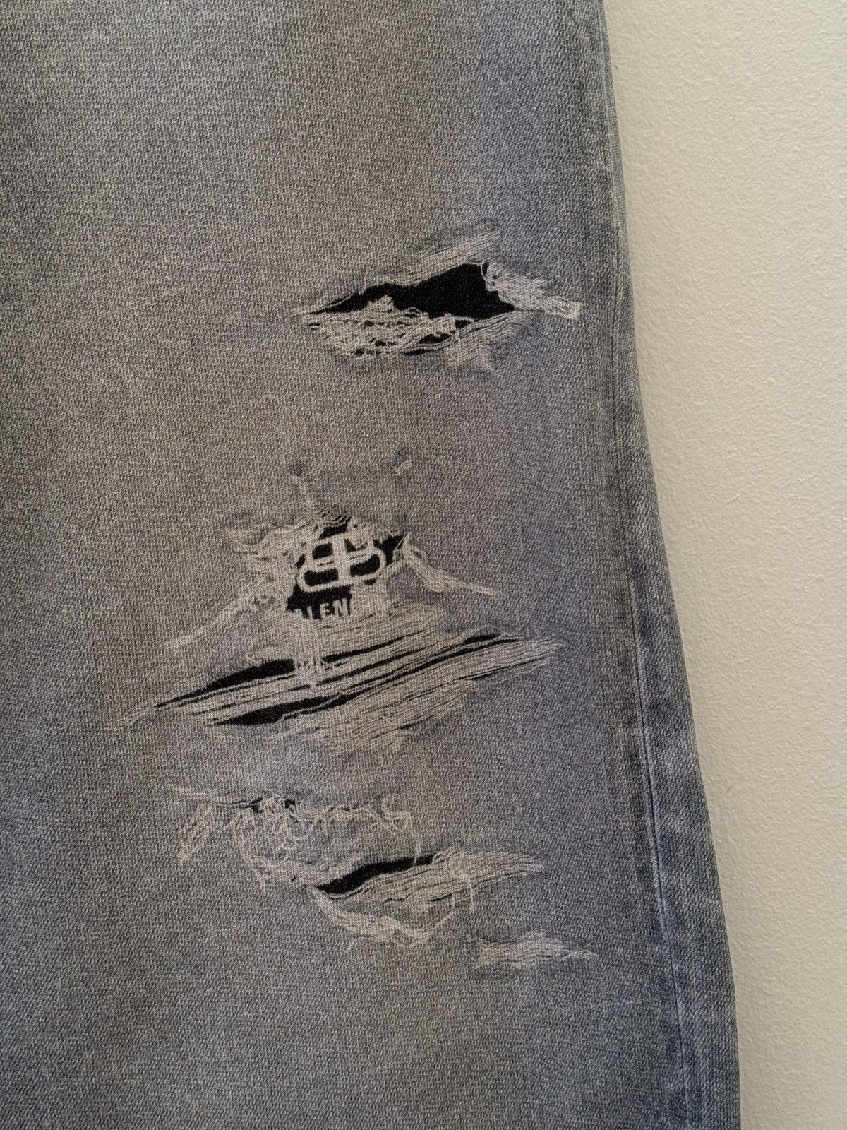 Balenciaga BALENCIAGA denim print on joggers PRE FALL 2021 Size US 40 / EU 56 - 4 Thumbnail