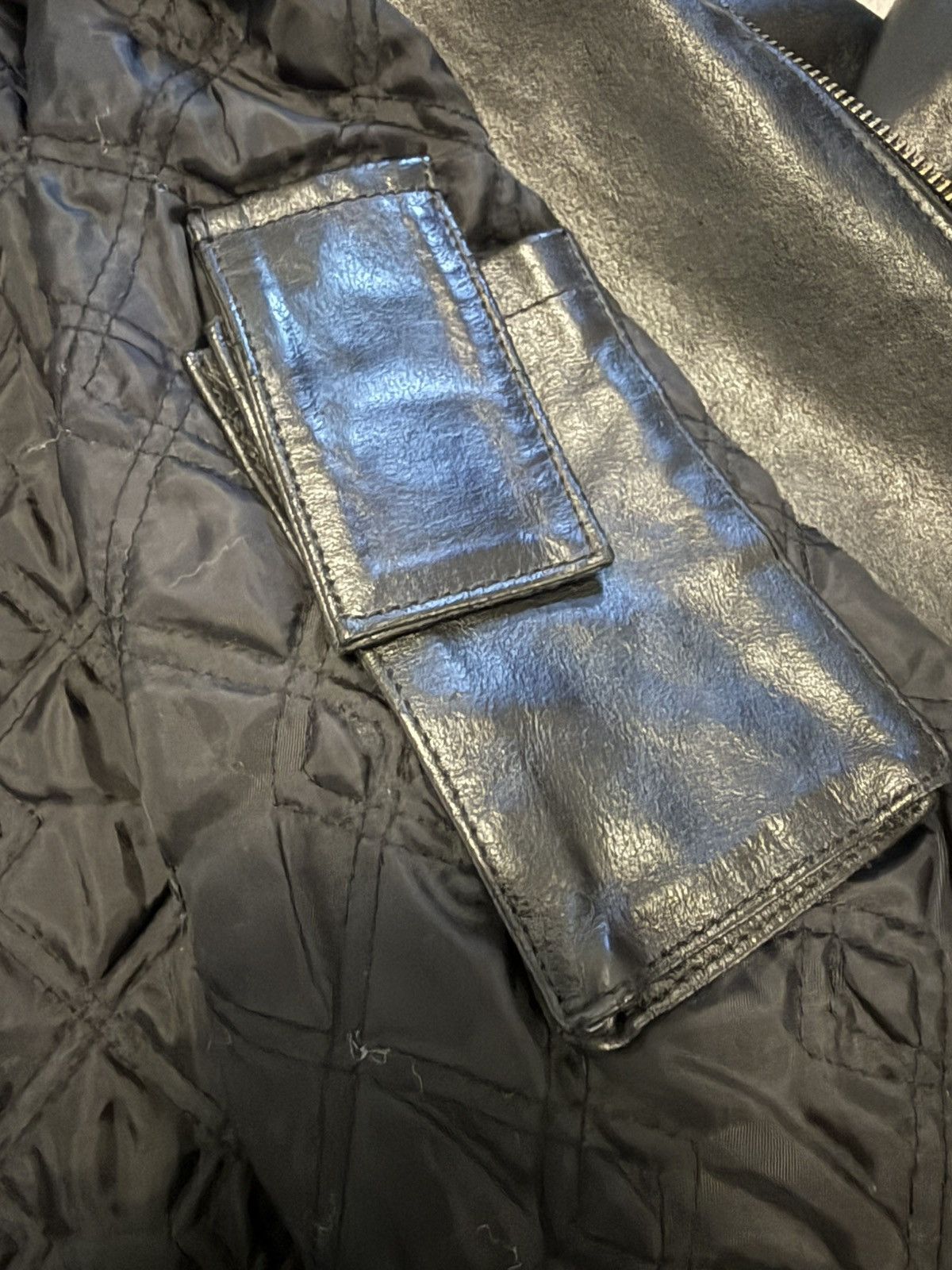 Old Navy Vintage Old Navy Leather Jacket Size US L / EU 52-54 / 3 - 6 Thumbnail