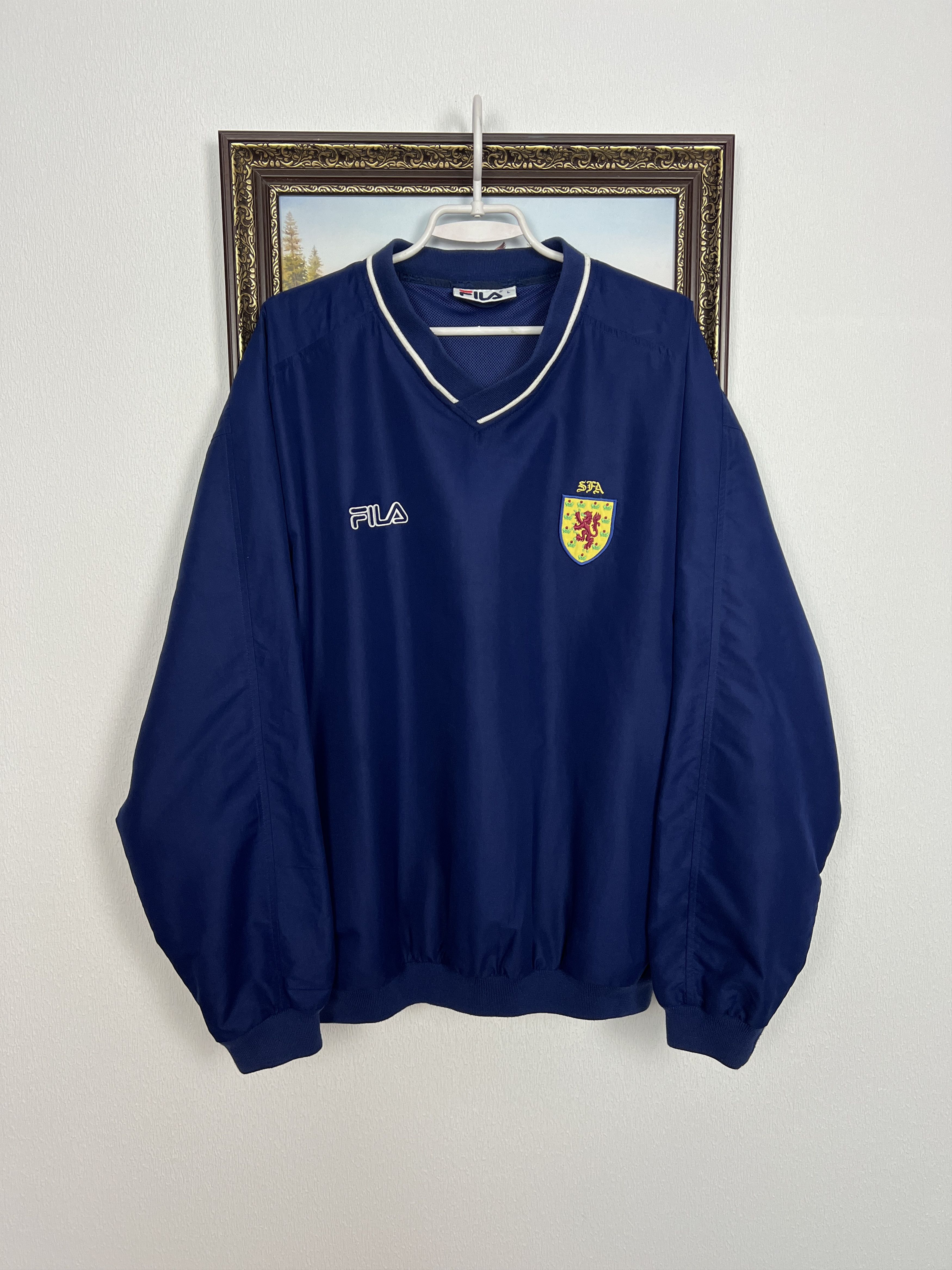 Fila Vintage 2000's Scotland Football Jacket Soccer Track Top Size US L / EU 52-54 / 3 - 1 Thumbnail
