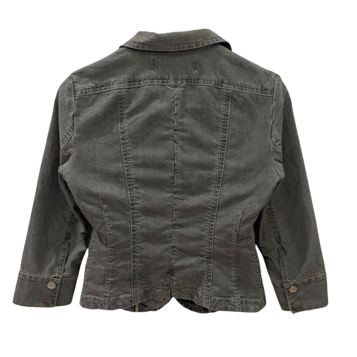 Max Mara Vintage Max Mara Italy Denim Jacket Size M / US 6-8 / IT 42-44 - 8 Thumbnail