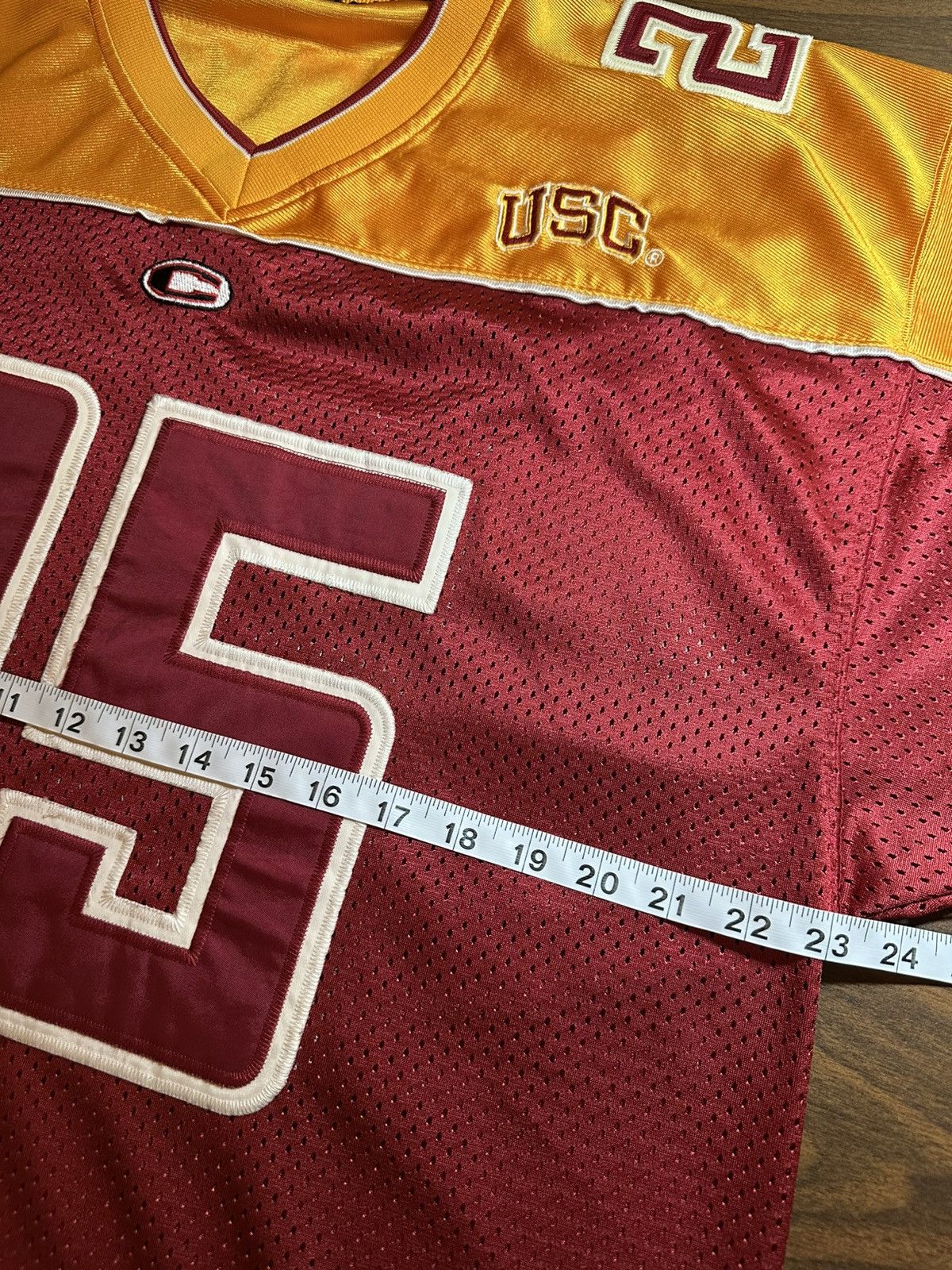 Vintage 📌 Vintage USC Trojans Football College Jersey large Size US L / EU 52-54 / 3 - 9 Thumbnail
