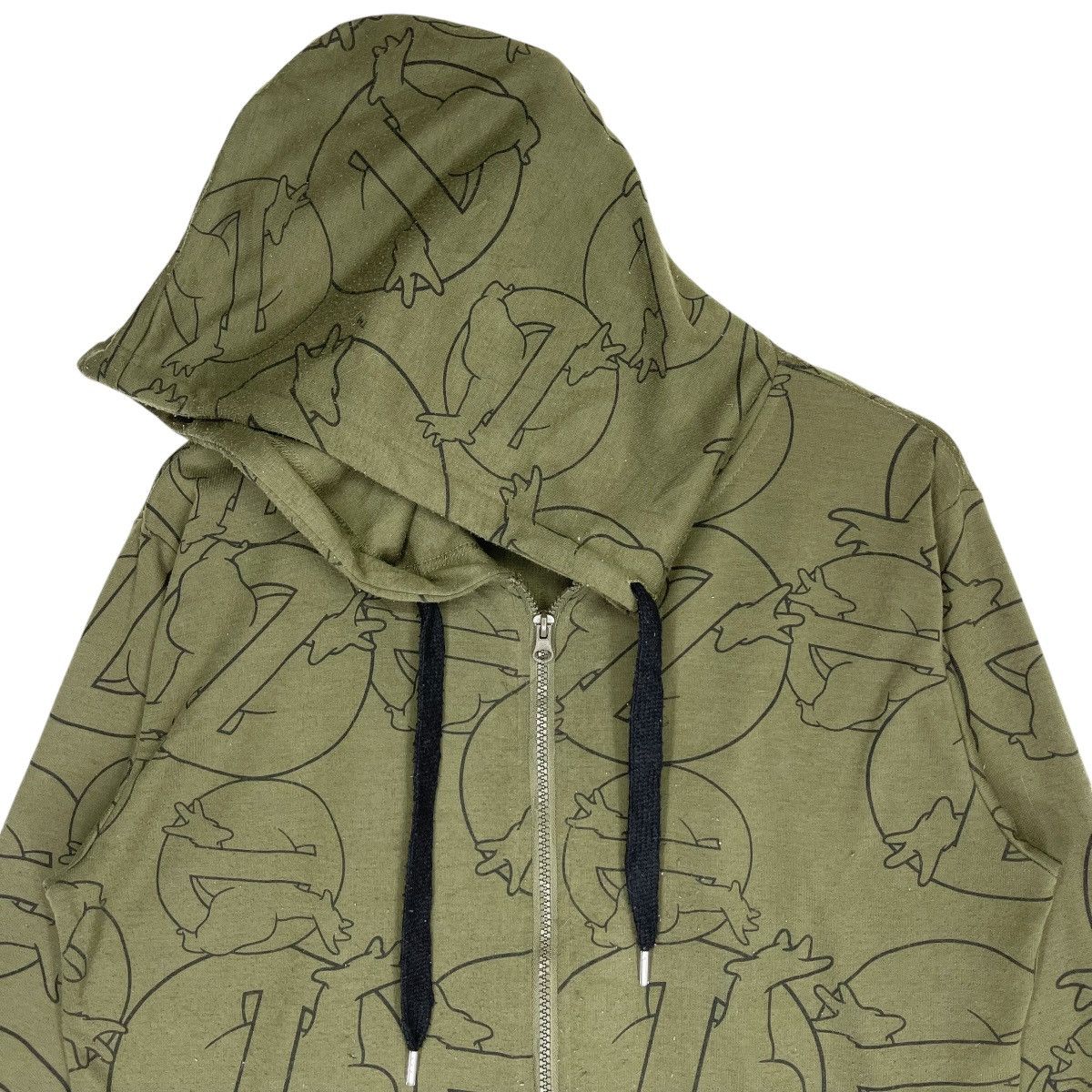 Other Ghost Buster Overprint Hoodie Green Size US M / EU 48-50 / 2 - 3 Thumbnail