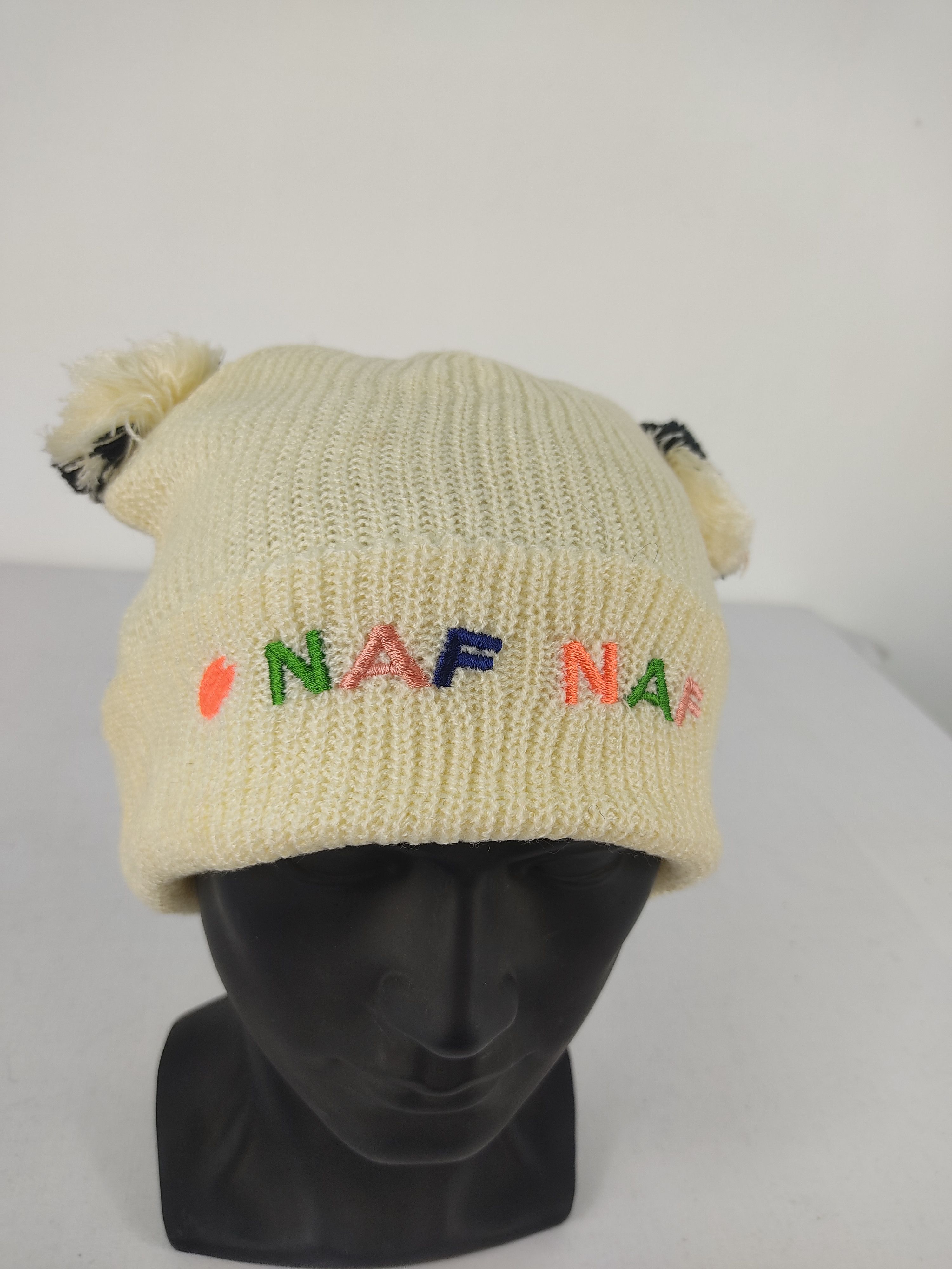 Designer × Vintage Vintage Naf Naf Paris Ear Beanie / Snow Hat / Snow Cap Size ONE SIZE - 5 Thumbnail