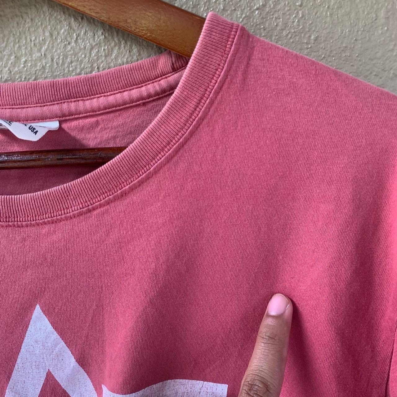 Alpha Industries Distressed Faded Alpha Industries Logo Tees Size US L / EU 52-54 / 3 - 10 Thumbnail