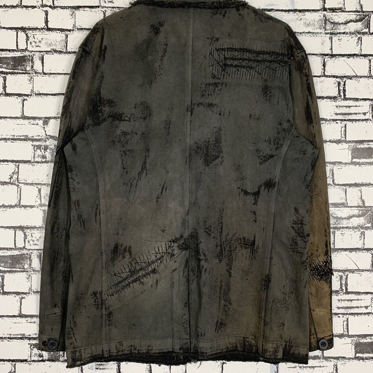 In The Attic In The Attic Trashed Washed Jacket Size US L / EU 52-54 / 3 - 9 Thumbnail