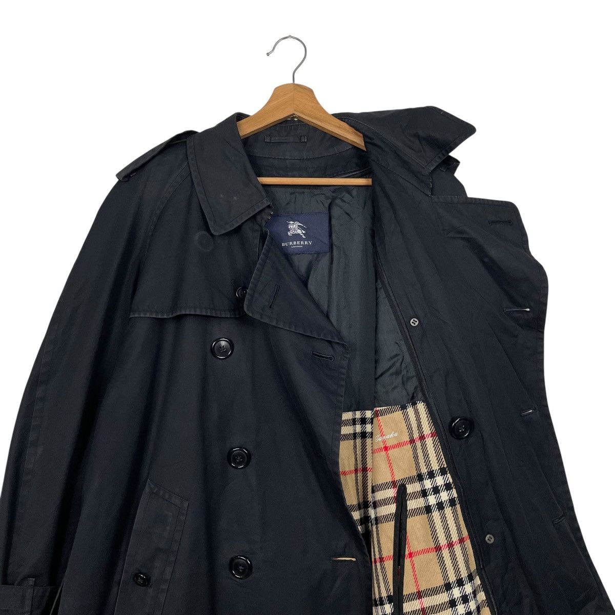 Burberry Burberry London Double Breasted Belted Nova Check Trenchcoat Size US L / EU 52-54 / 3 - 11 Thumbnail