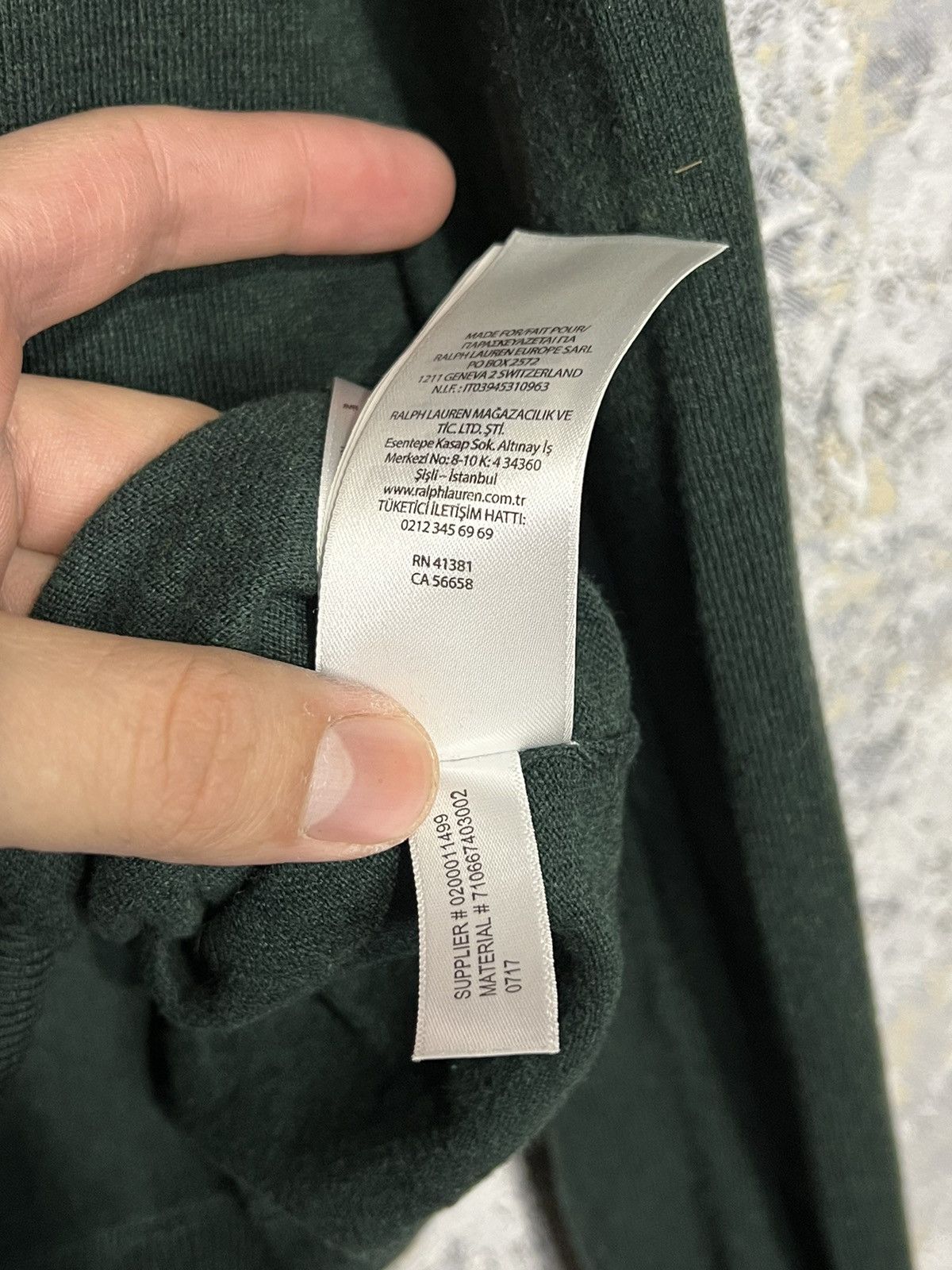 Polo Ralph Lauren × Vintage Vintage Polo Ralph Lauren 1/4 Quarter Zip Pullover Sweater Size US XXL / EU 58 / 5 - 4 Thumbnail