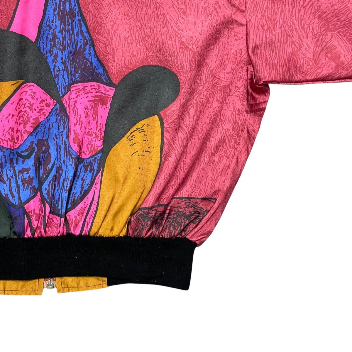 Vintage Vintage 80s Pablo Picasso Abstract Art Graphic Bomber Jacket Size US L / EU 52-54 / 3 - 14 Thumbnail