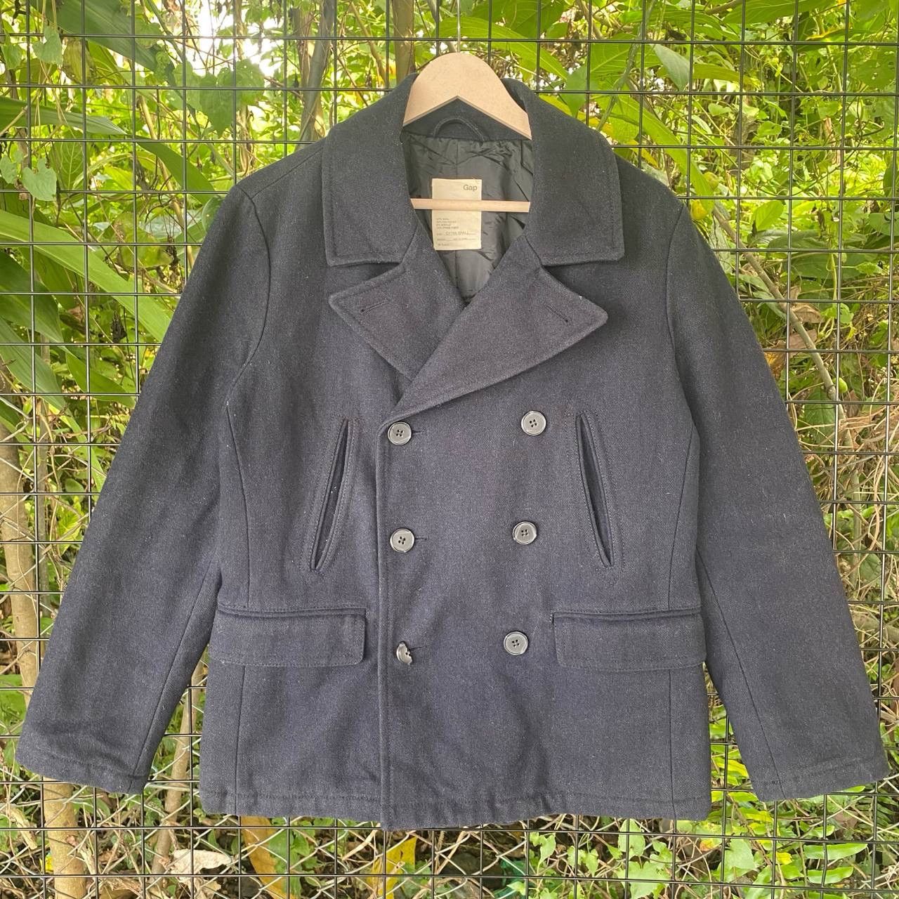 Gap × Japanese Brand Gap Wool Double Breast Coat Size XS / US 0-2 / IT 36-38 - 2 Thumbnail