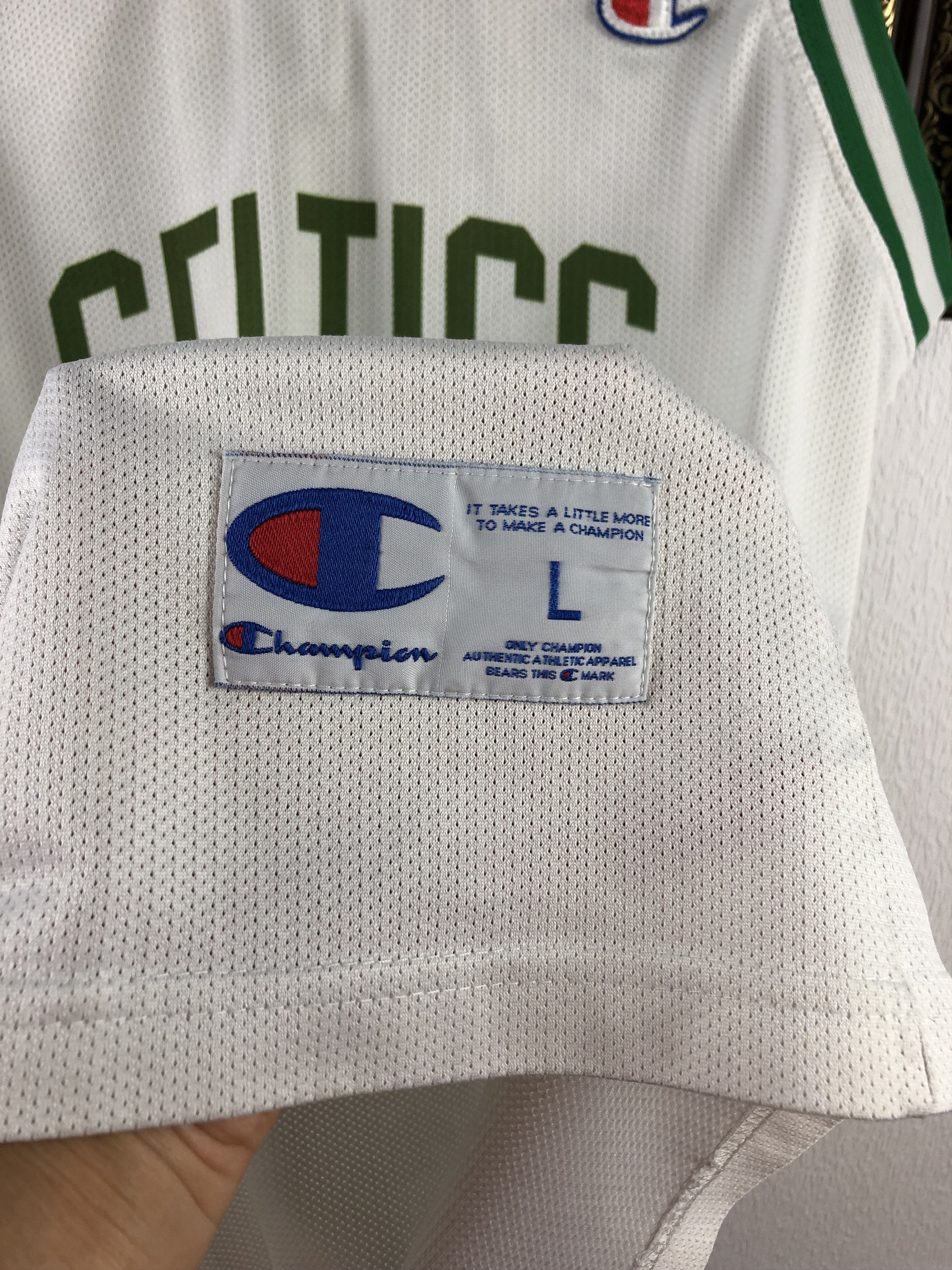 Champion Vintage 90's Boston Celtics Paul Pierce #24 White Jersey Size US L / EU 52-54 / 3 - 7 Thumbnail