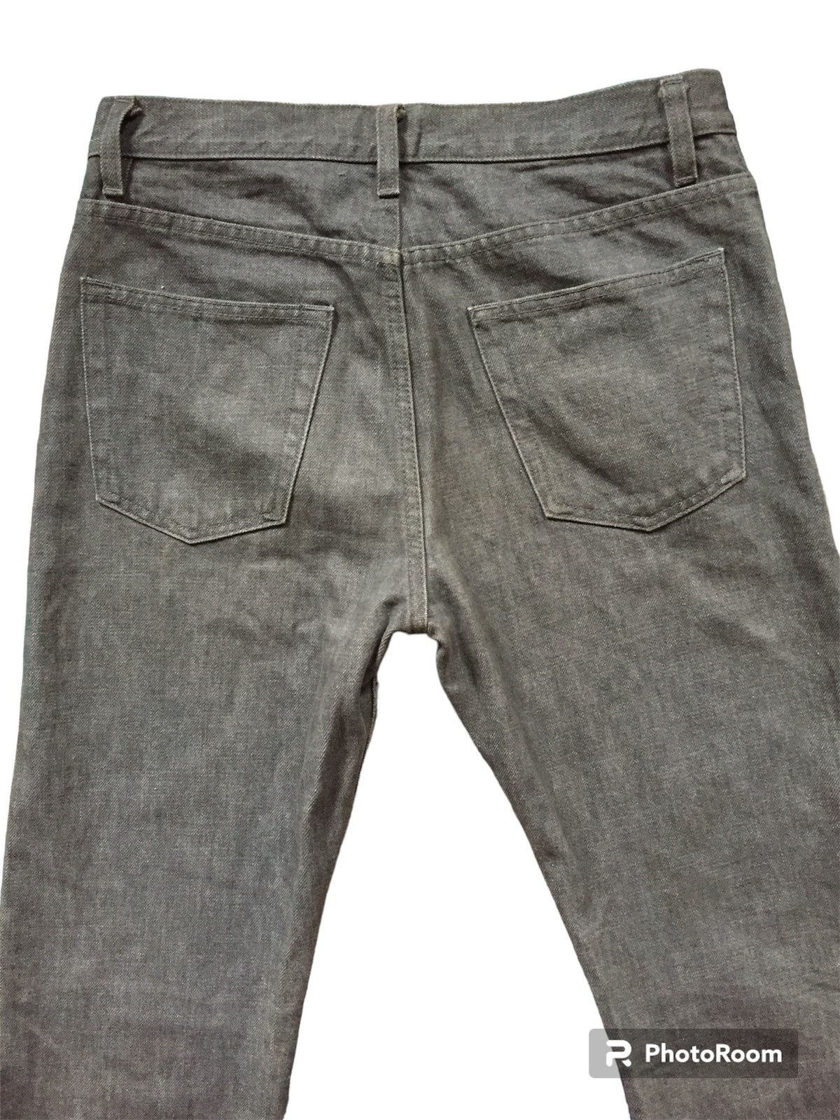 Vintage 1999 Helmut Lang Classic Raw Grey Denim Size 28