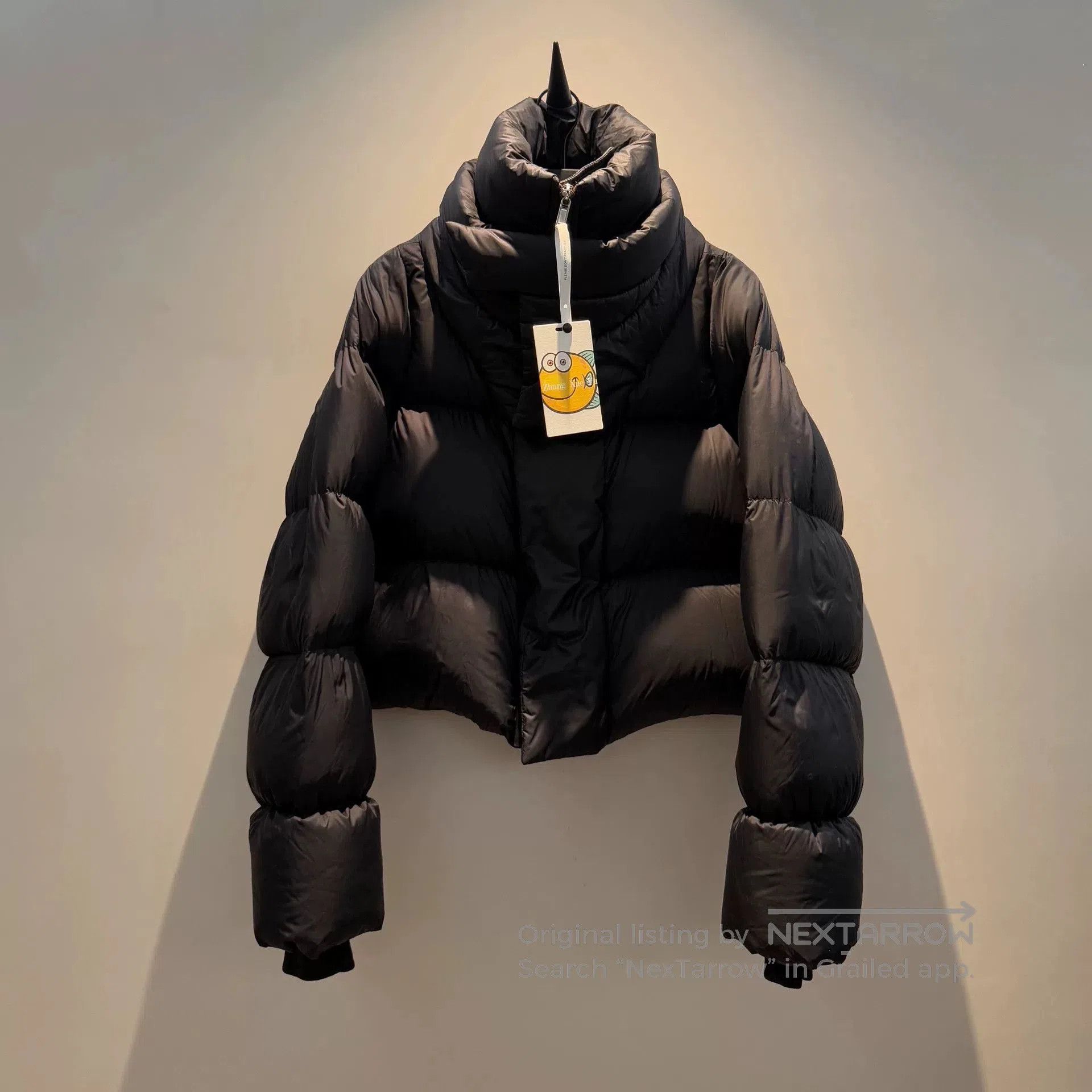 Rick Owens Rick Owens Short Puffer Jacket with Neck Design. Size S / US 4 / IT 40 - 1 Thumbnail