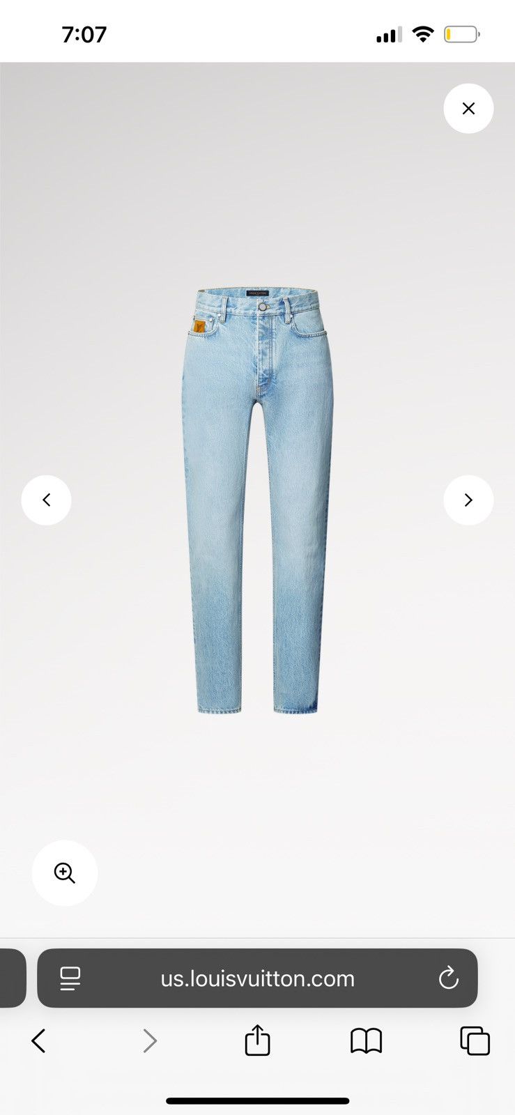 Louis Vuitton Slim Fit Denim Pants Size US 36 / EU 52 - 1 Thumbnail