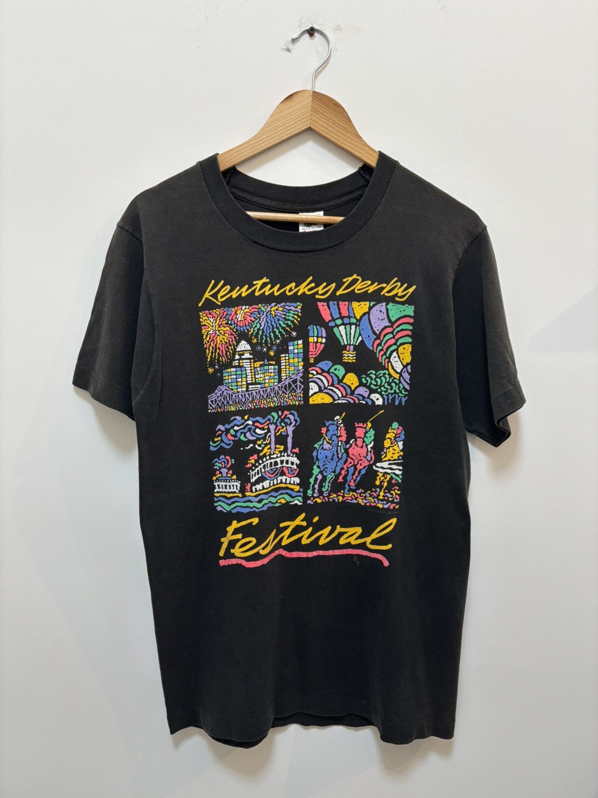 Fruit Of The Loom Vintage 90's 1993 Kentucky Derby Festival Size US M / EU 48-50 / 2 - 1 Thumbnail