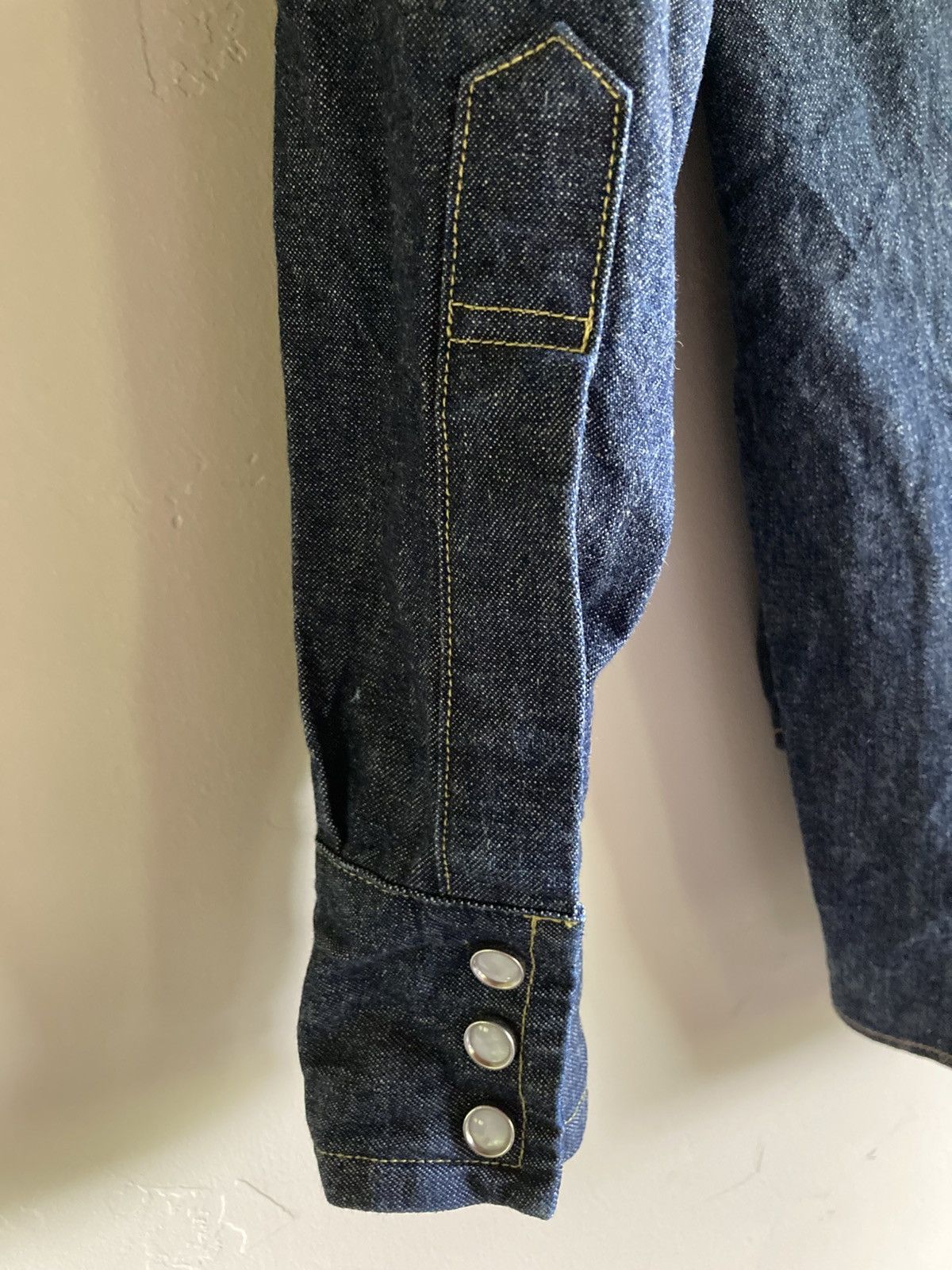 Bryceland's Brycelands Sawtooth Denim Western Shirt Sz 38 Size US S / EU 44-46 / 1 - 8 Thumbnail