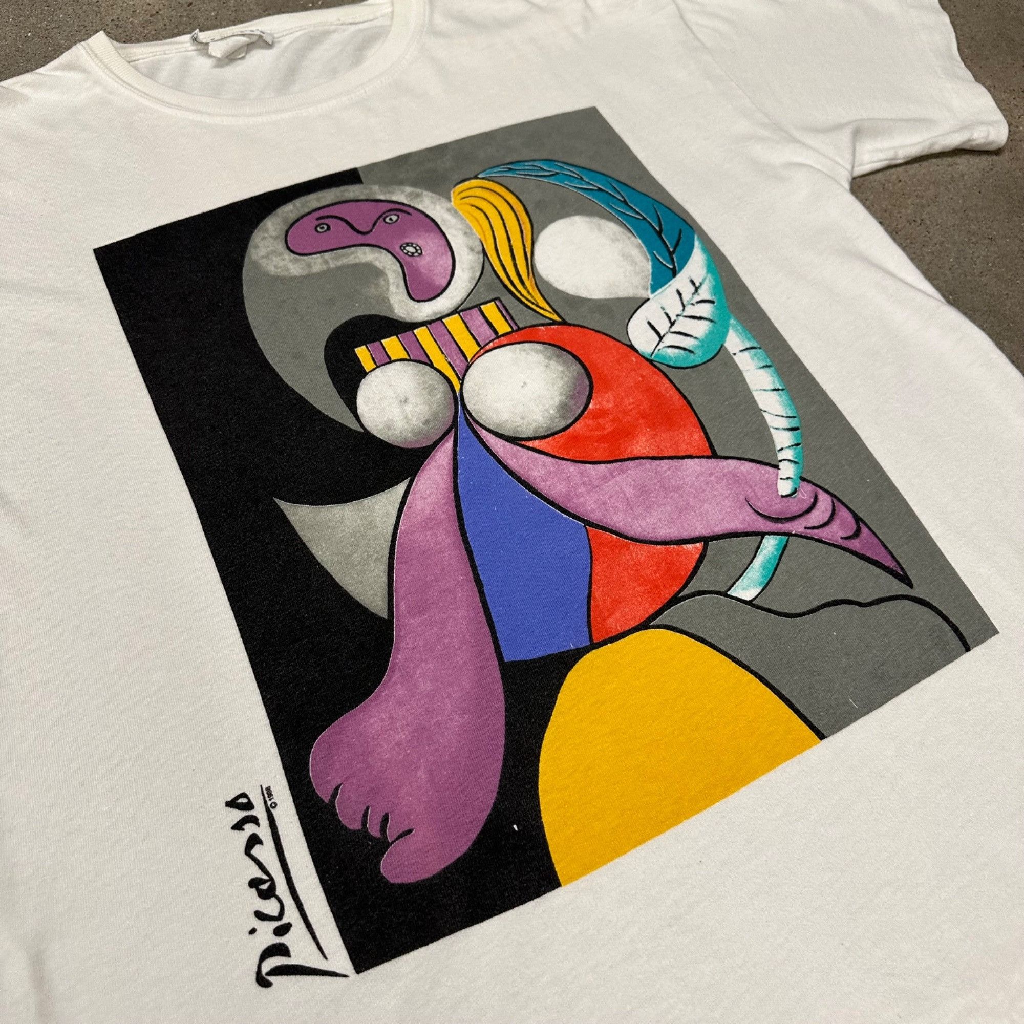 Vintage Vintage 1988 Picasso Art Shirt Size US XL / EU 56 / 4 - 2 Thumbnail