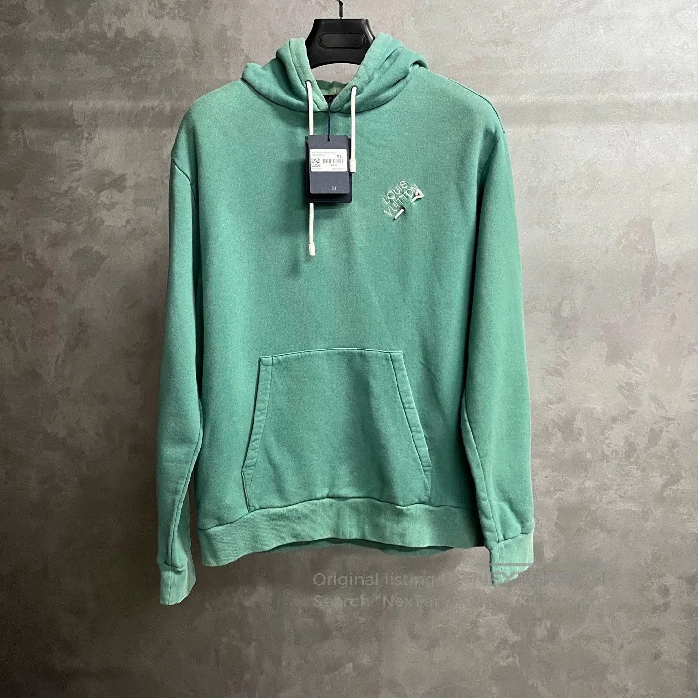 Louis Vuitton Louis Vuitton Green Logo Letter Hoodie. Size US XL / EU 56 / 4 - 1 Thumbnail