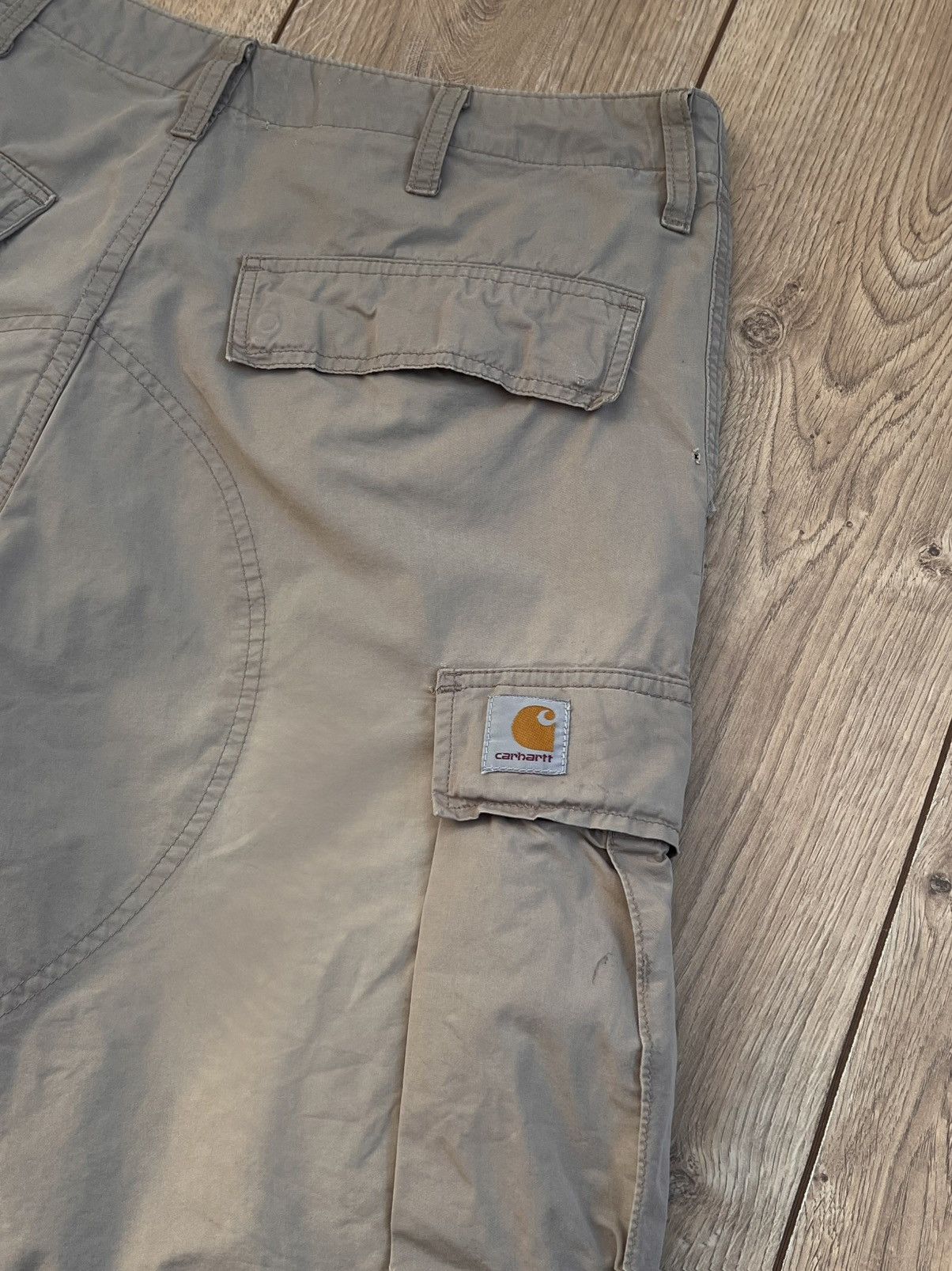 Carhartt Carhartt Vintage Cargo Shorts Bermuda Y2K style Size US 33 - 3 Thumbnail