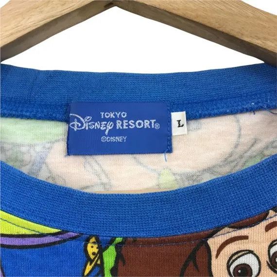Disney Vtg TOY STORY MOVIE Full Print Cartoon Tee Shirt Pixar Size L / US 10 / IT 46 - 6 Thumbnail