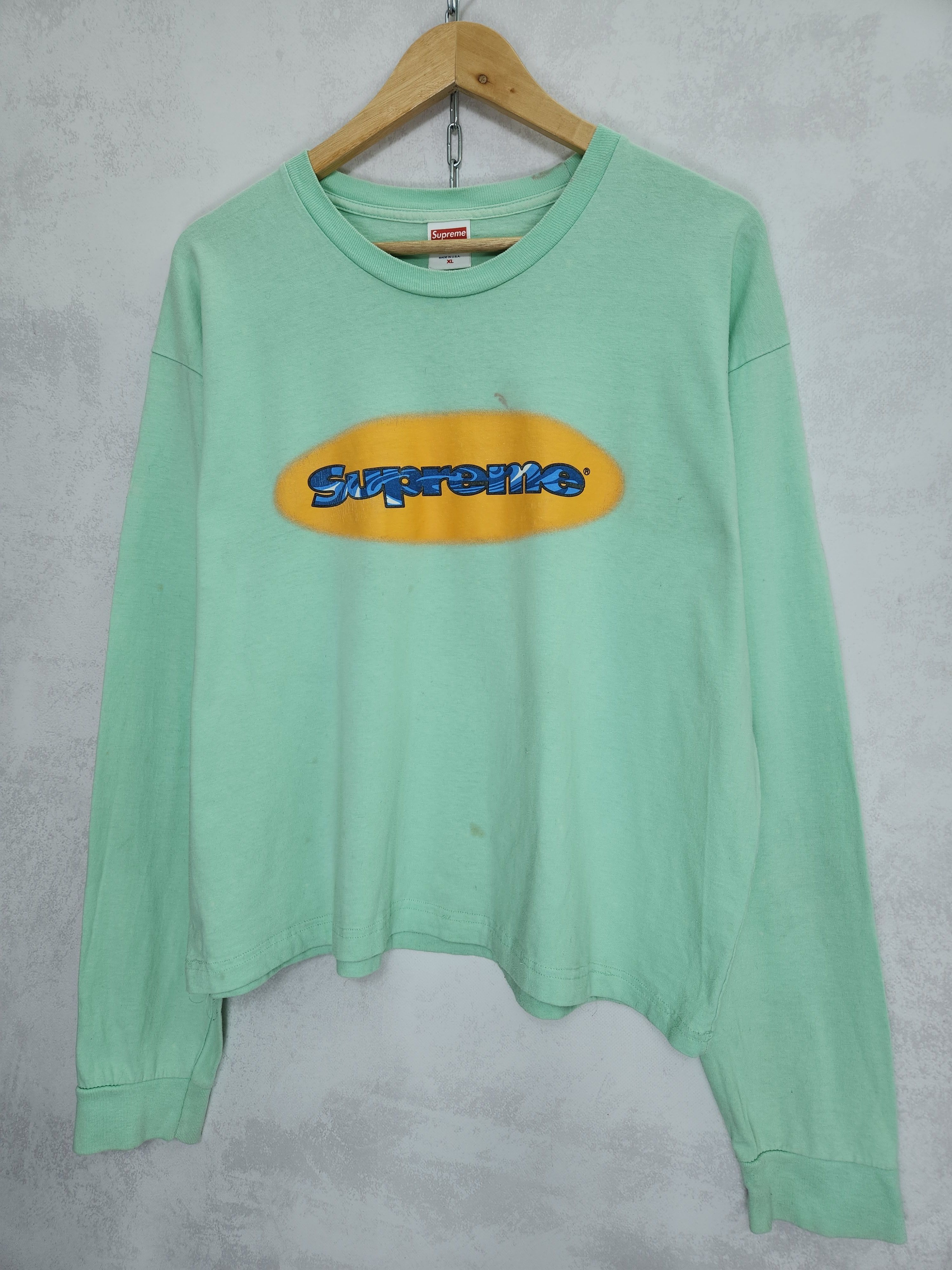 Supreme Y2k Supreme center logo oversized long sleeve Size US XL / EU 56 / 4 - 2 Thumbnail