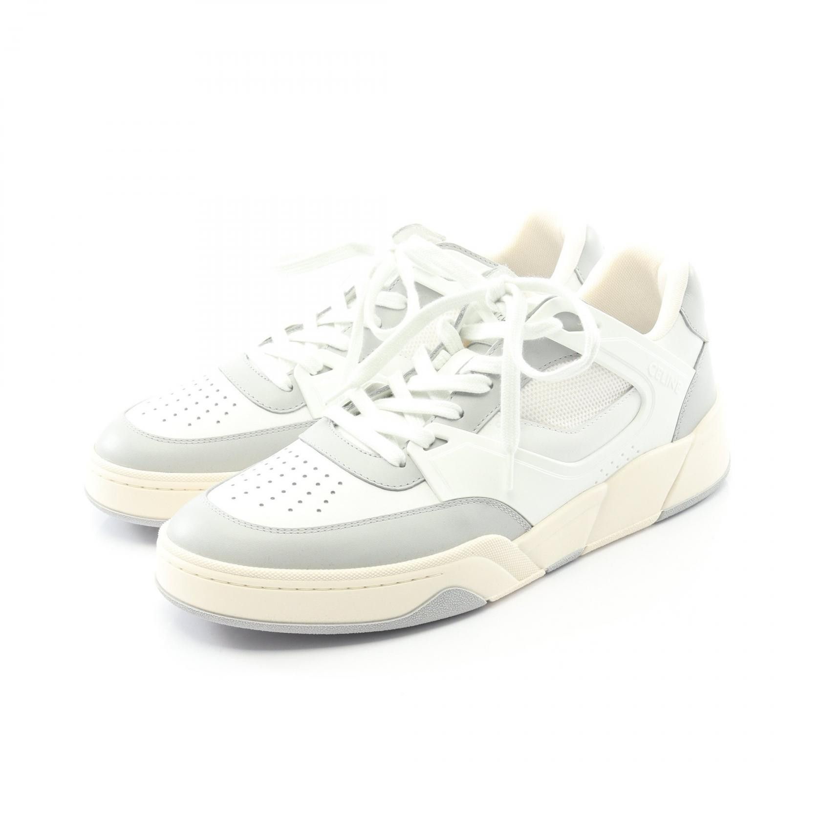 Celine Celine CELINE Triomphe Leather Sneakers Leather Shoes 361554995C00DP41 DUTY FREE for USA Size ONE SIZE - 1 Thumbnail