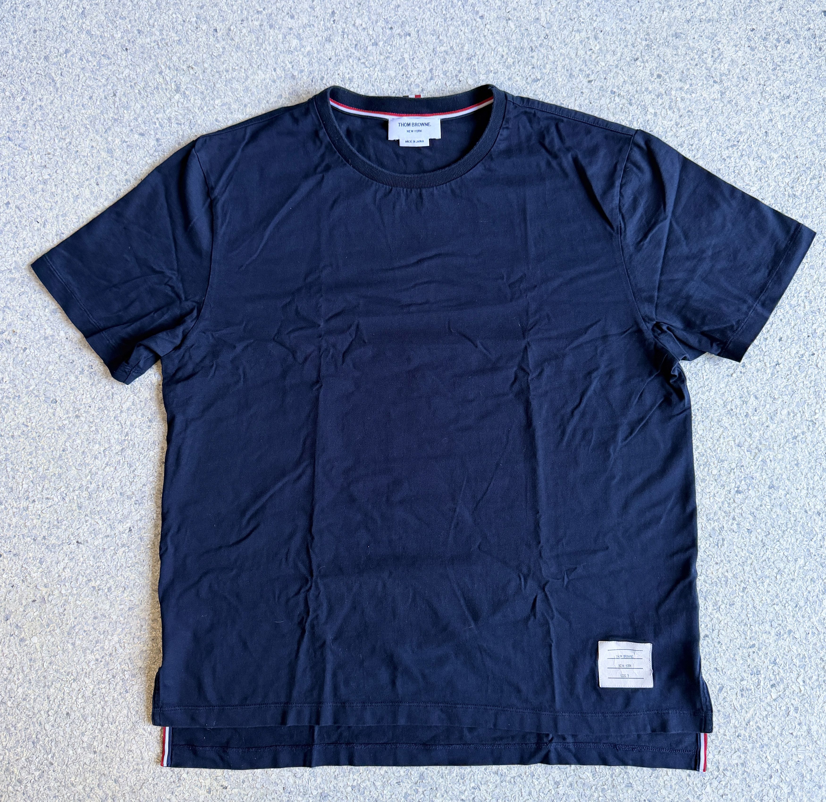 Thom Browne Thom Browne Navy T-Shirt Size 5 Japan Size US XXL / EU 58 / 5 - 1 Thumbnail