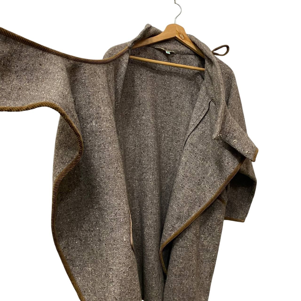Japanese Brand YOHJI YAMAMOTO STYLE BOBBIE BROOKS N.YORK SCARF COAT WOOL Size US M / EU 48-50 / 2 - 4 Thumbnail