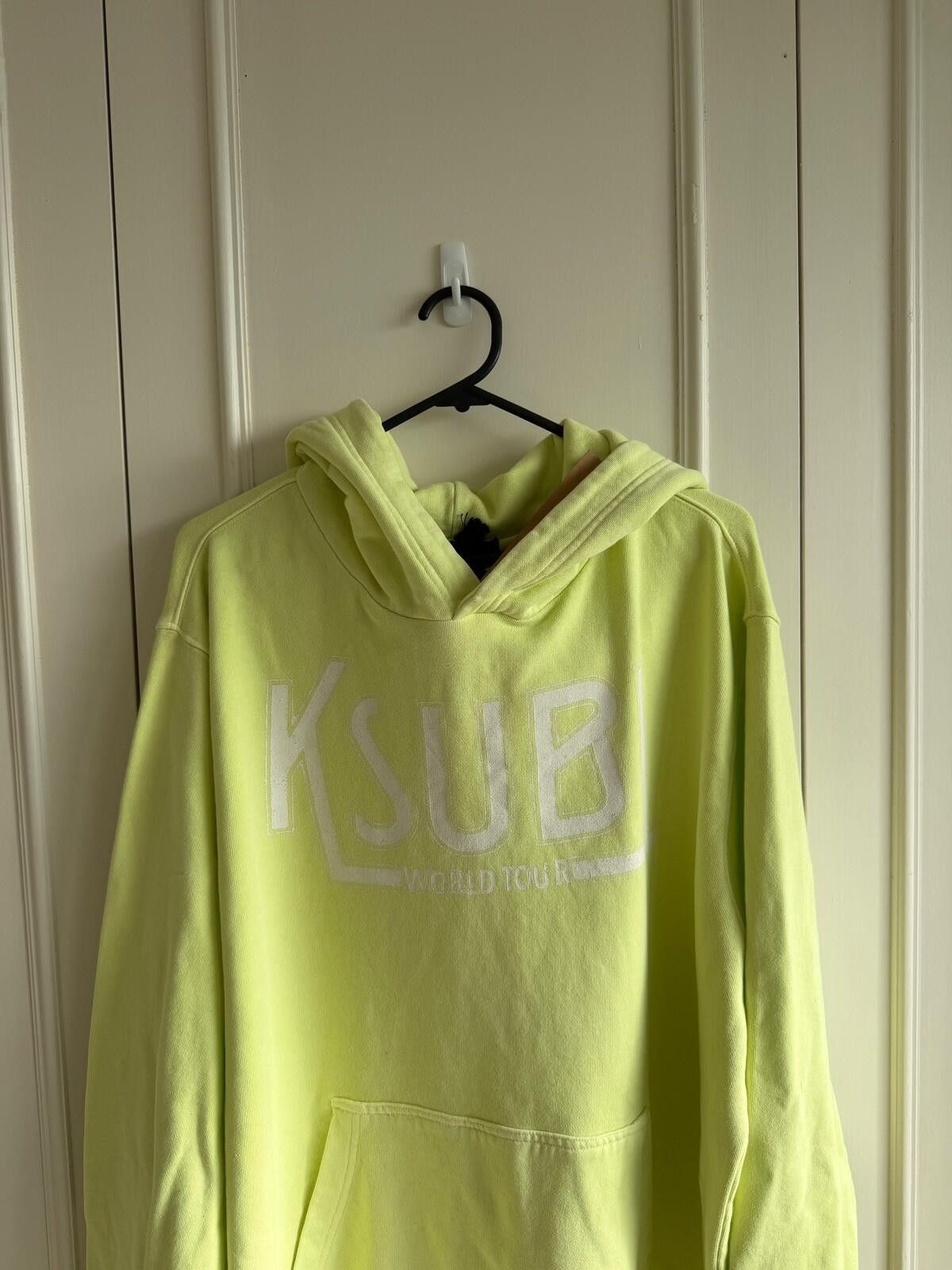 Ksubi new Ksubi mens ticket kash hoodie acid green xl extra large Size US XL / EU 56 / 4 - 1 Thumbnail