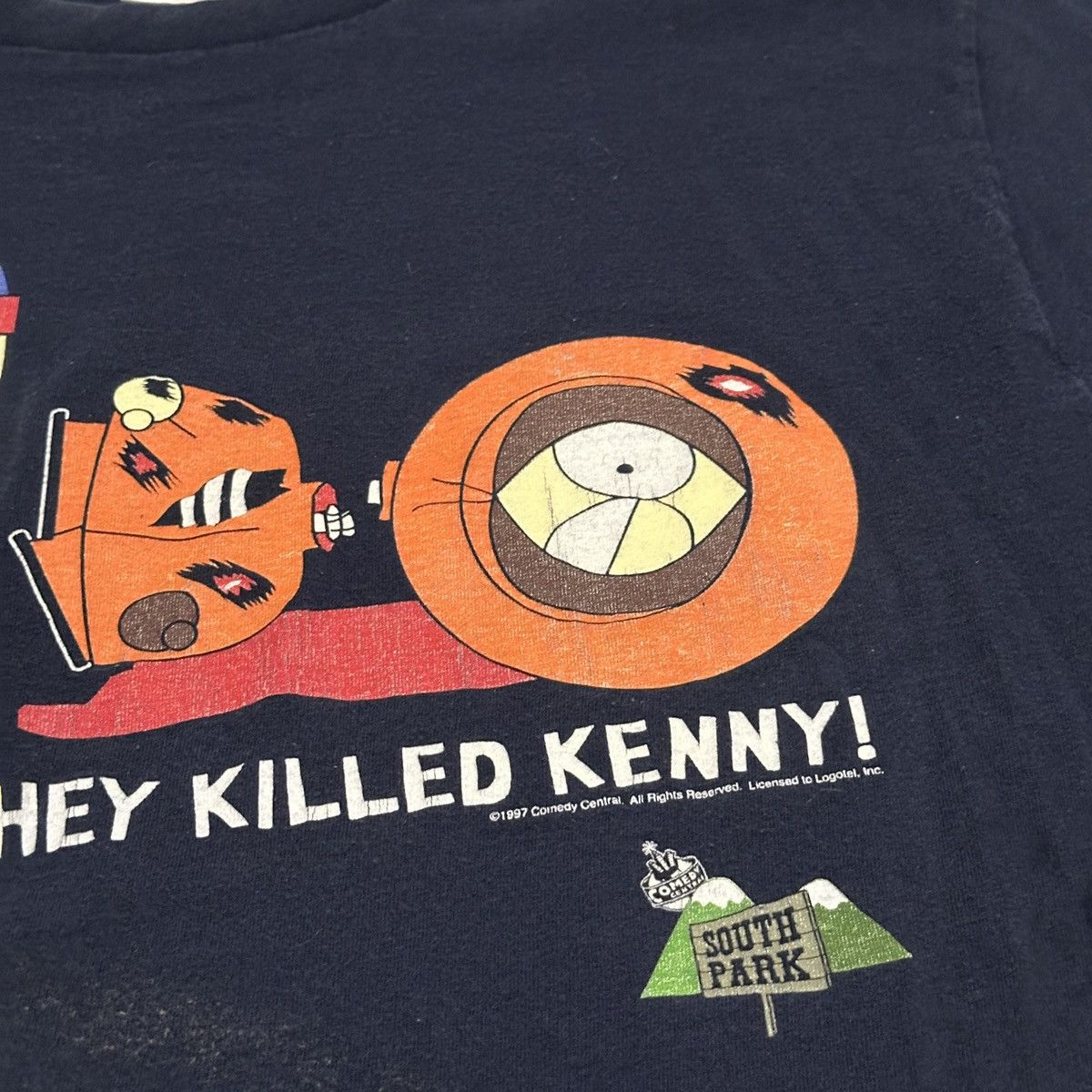 Tultex Vintage South Park T Shirt OH MY GOD THEY KILLED KENNY! Size US XL / EU 56 / 4 - 2 Thumbnail