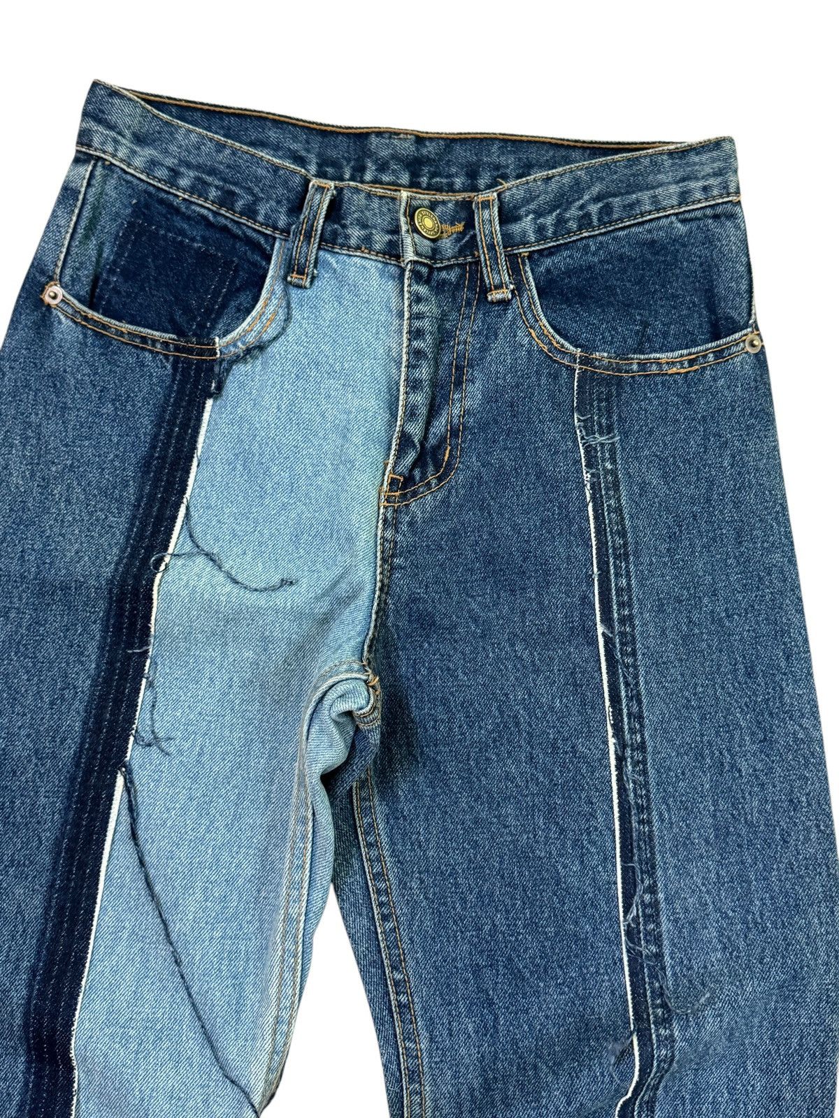 Hysteric Glamour Reconstructed Two Tone Denim Release Hem Size US 26 / EU 42 - 5 Thumbnail