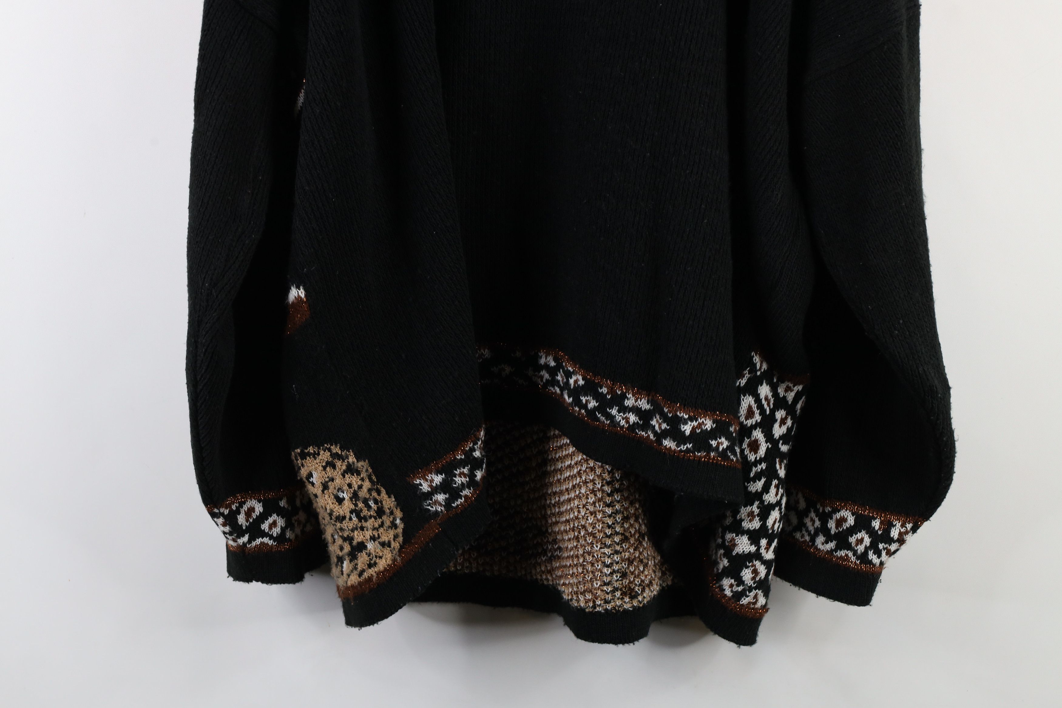 Vintage Vintage 90s Streetwear Cheetah Print Knit Sweater USA Size 3XL / US 20-22 - 14 Thumbnail