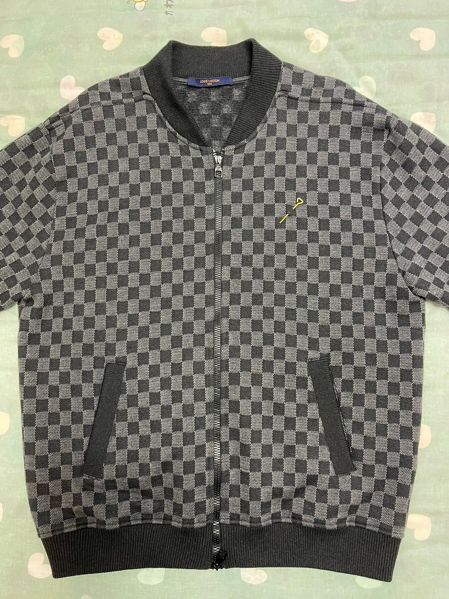 Louis Vuitton LV Damier Black Men's XL Regular Fit Jacket Size US XL / EU 56 / 4 - 1 Thumbnail