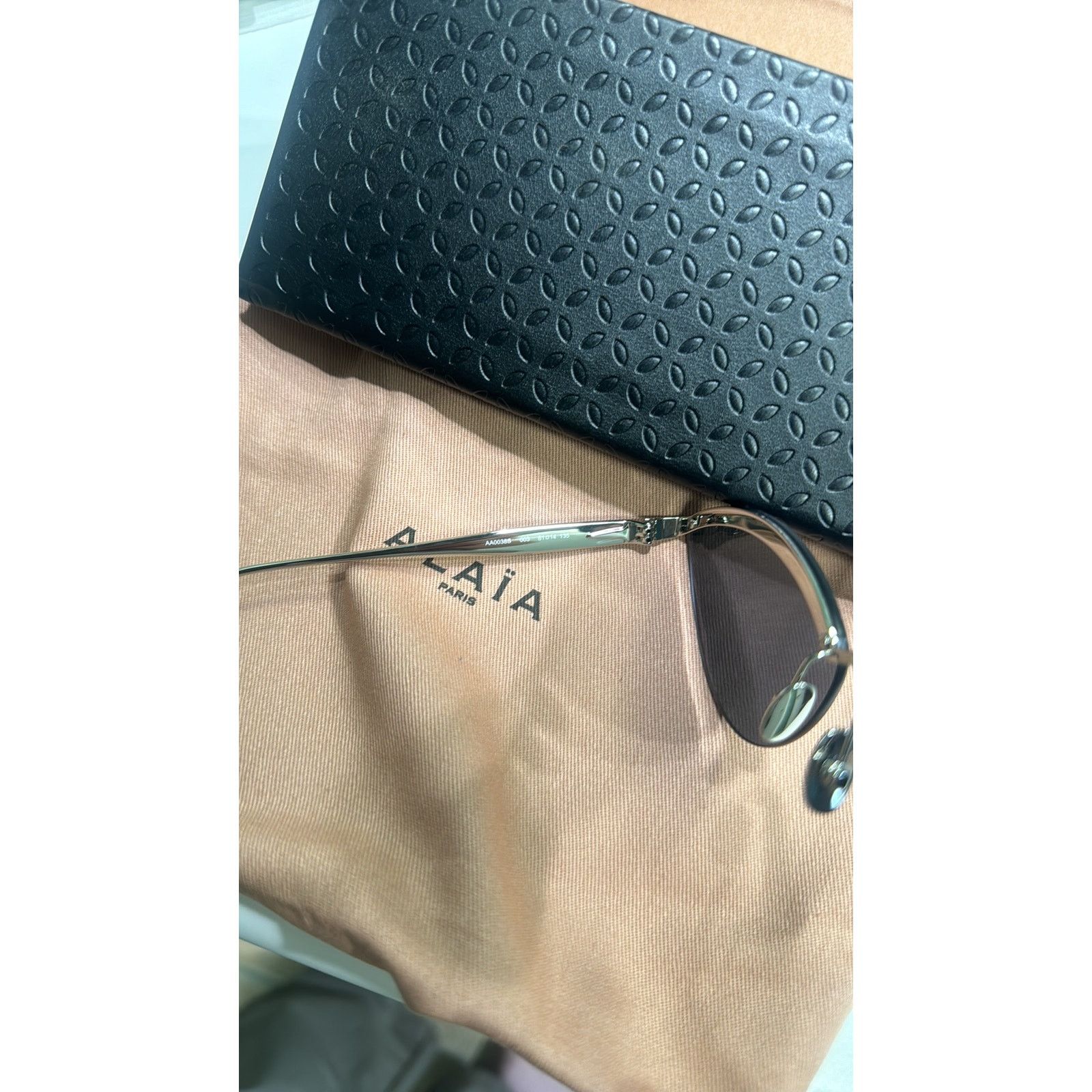 Alaia ALAÏA 61mm Cat Eye Sunglasses silver blue Size ONE SIZE - 9 Thumbnail