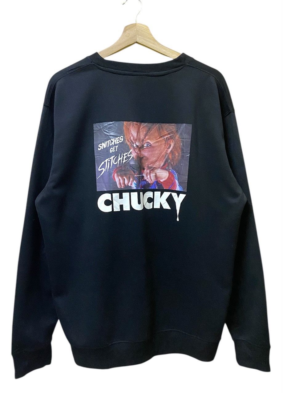Expert Horror Chucky Sweatshirt Crewneck Tee Black Colour Size US L / EU 52-54 / 3 - 2 Thumbnail