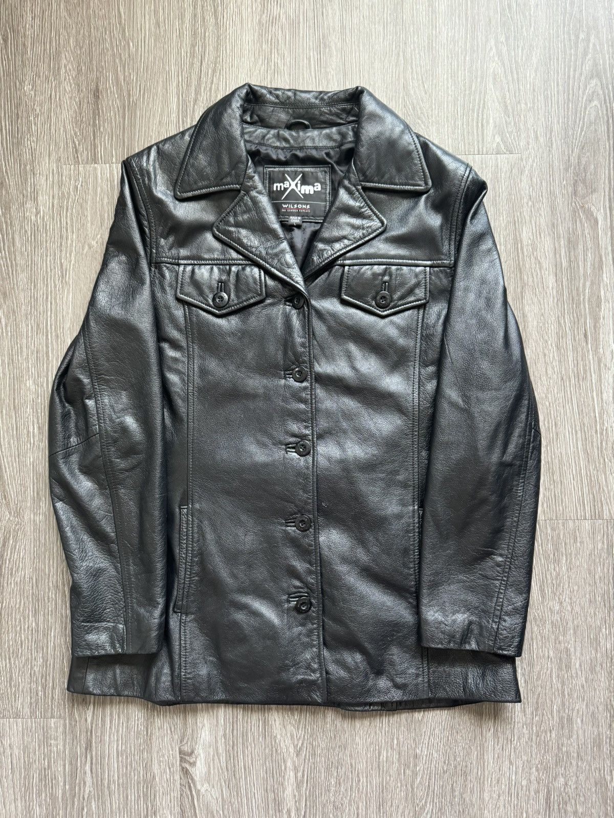 Genuine Leather × Vintage × Wilsons Leather Wilsons Leather Maxima Jacket Size US M / EU 48-50 / 2 - 1 Thumbnail