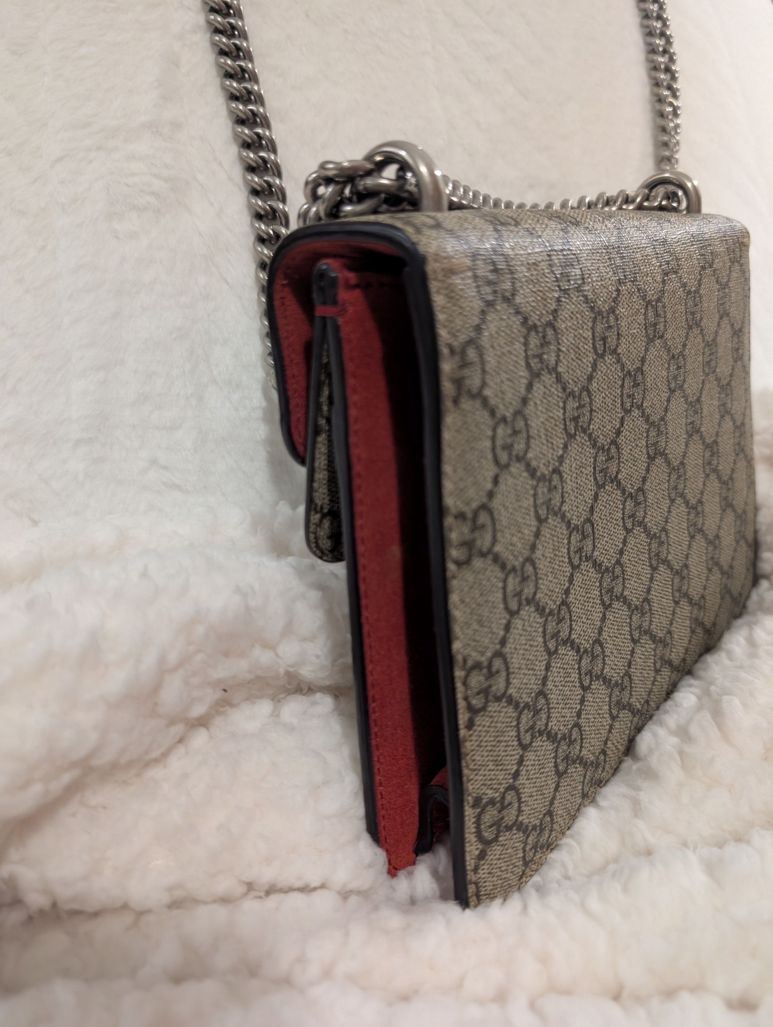 Gucci Gucci Beige Red GG Dionysus Size ONE SIZE - 16 Thumbnail