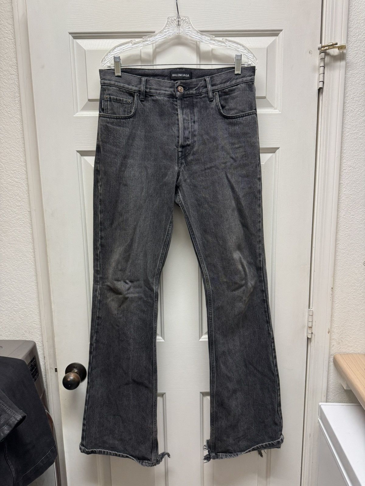 Balenciaga Balenciaga FW21 Flare Jeans Size US 30 / EU 46 - 1 Thumbnail