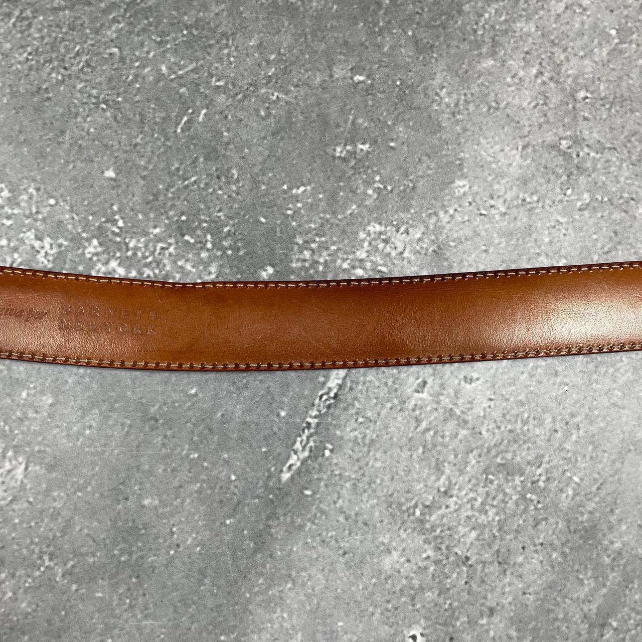 Barneys New York × Designer Harris Dal for Barneys New York Belt Brown/ Black Size 34 Size 34 - 16 Thumbnail