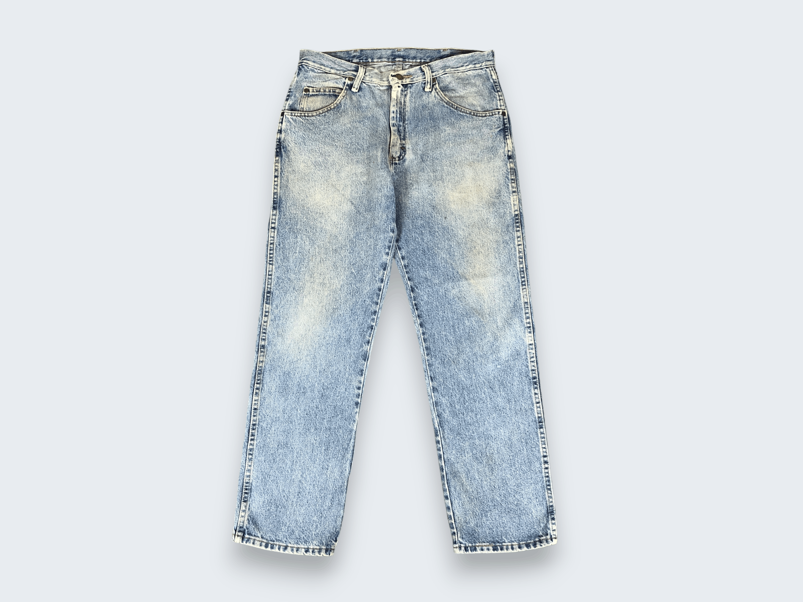 Vintage × Wrangler Vintage Wrangler Light Blue Wash Jeans L834 Size US 34 / EU 50 - 1 Thumbnail