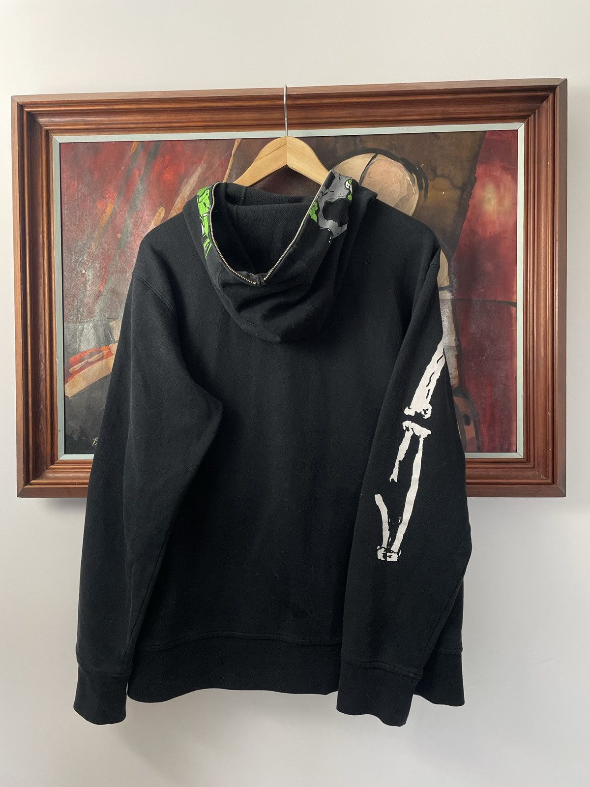 Volcom Volcom sekeleton full zip hoodie rare streetwear skate hype Size US S / EU 44-46 / 1 - 4 Thumbnail