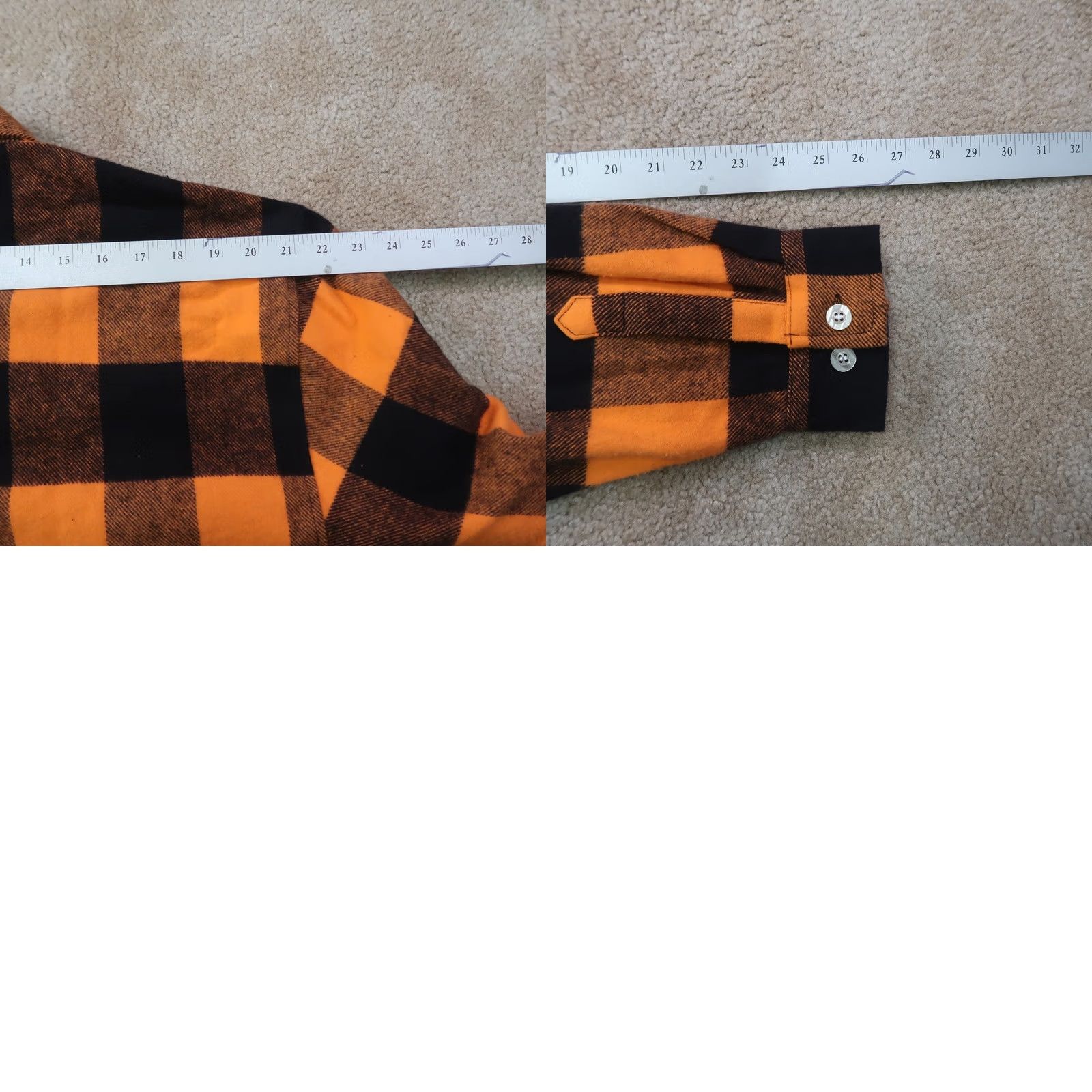 Rothco Rothco Button-Up Flannel Shirt Men's 2XL Orange Plaid Long Sleeve Button Front Size US XXL / EU 58 / 5 - 8 Thumbnail